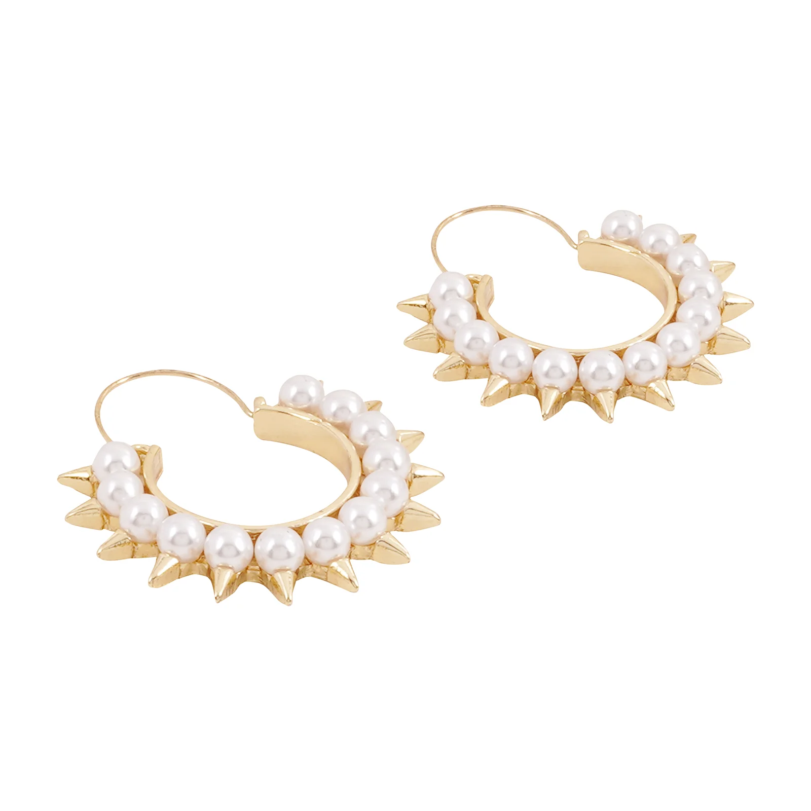 Pearlette Pearl Gold Earrings - Image 4