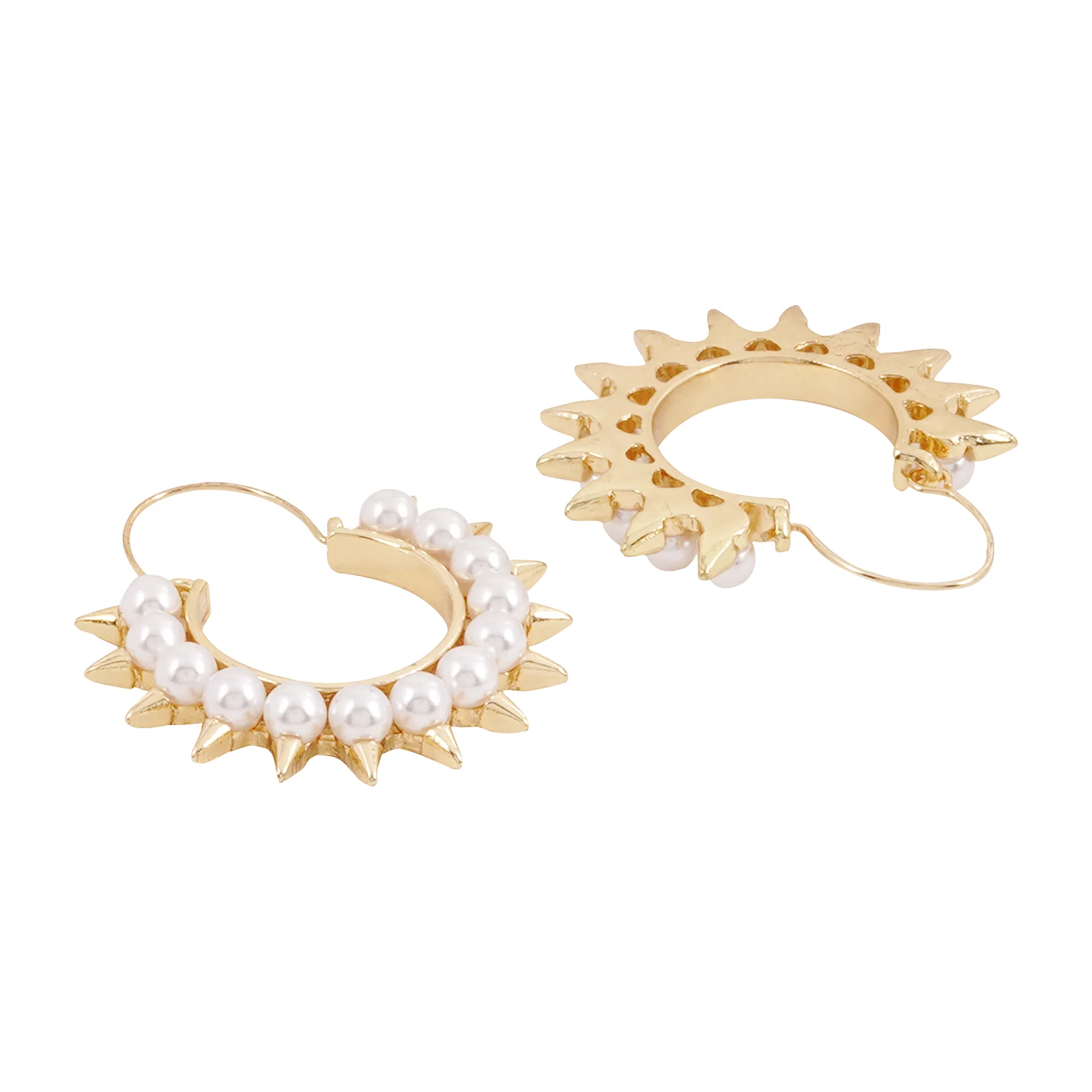 Pearlette Pearl Gold Earrings - Image 5