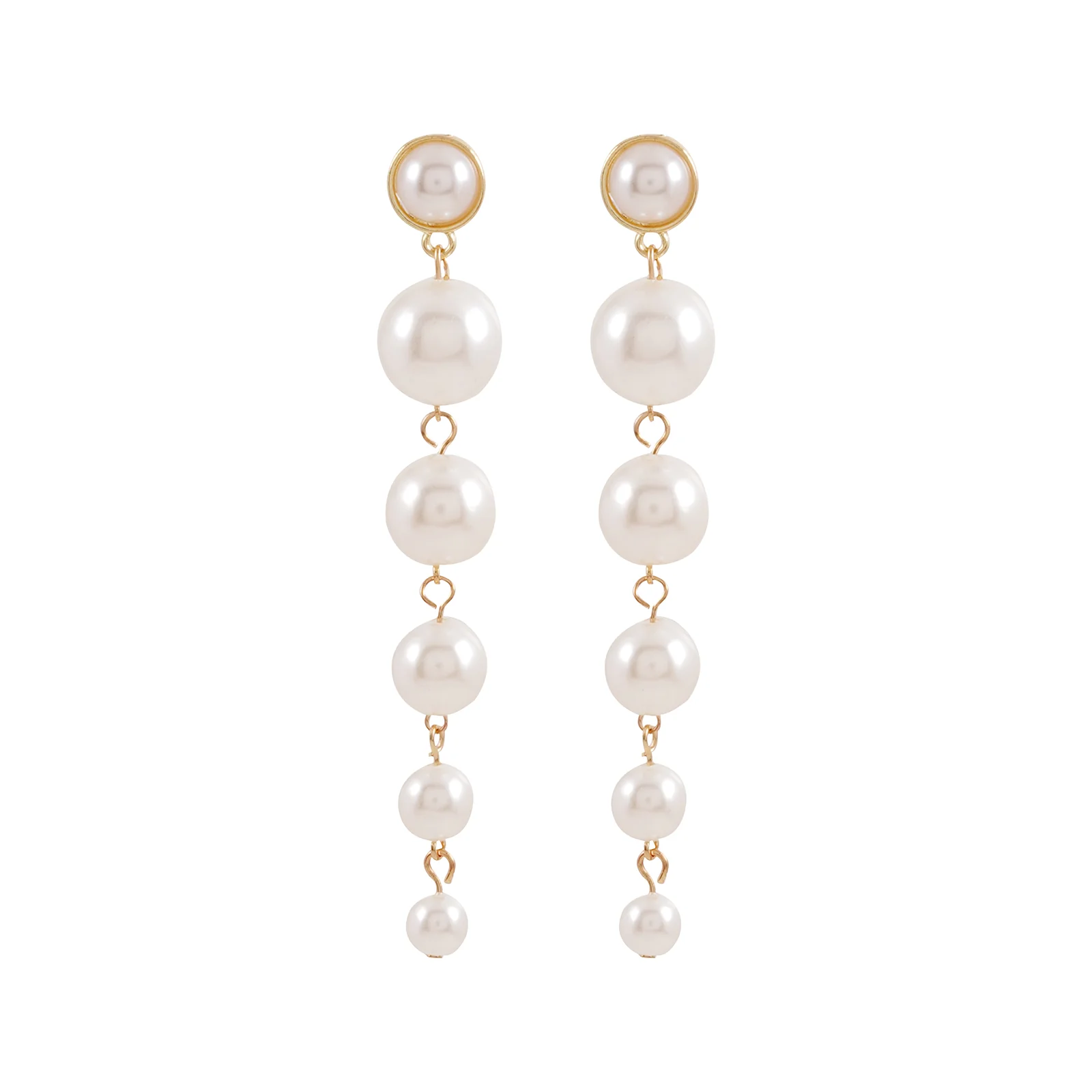 Pearlina Gold Earrings - Image 3