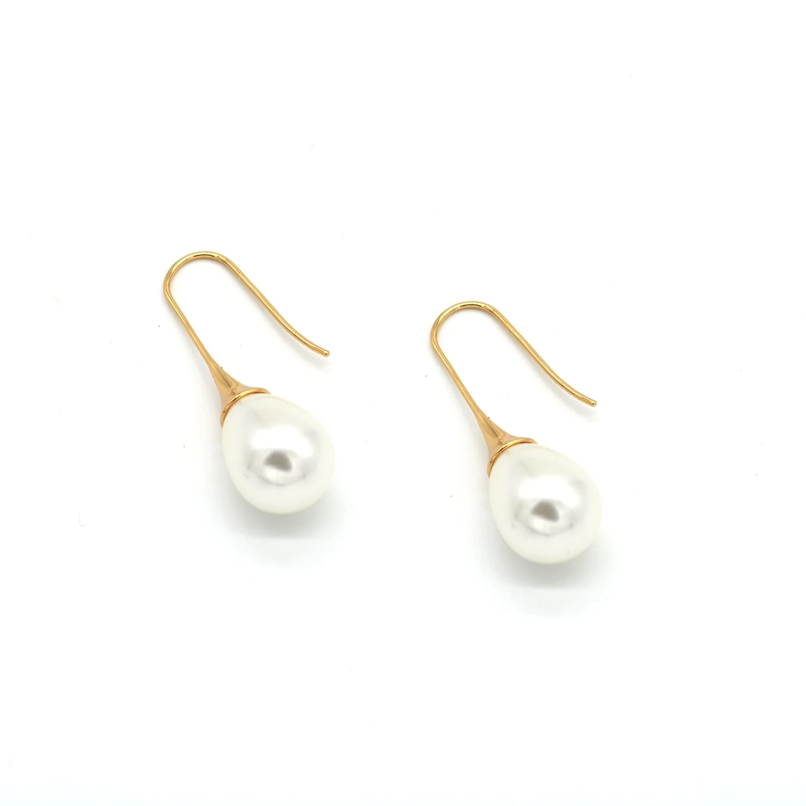 Pearly Gold Earrings - Image 3