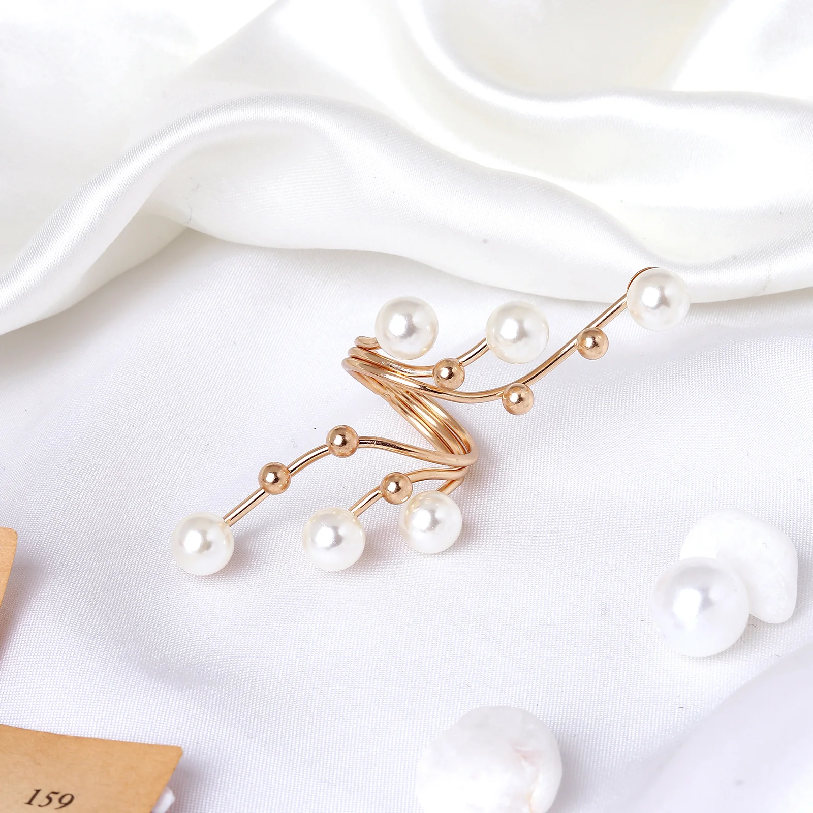 Perlita Pearl Gold Ring - Image 2