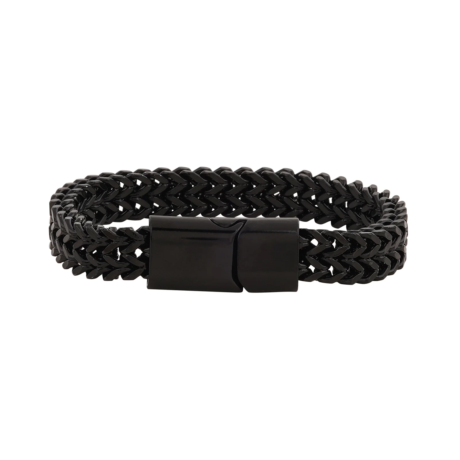 Perseus Black Stainless Steel Chain Bracelet - Image 4