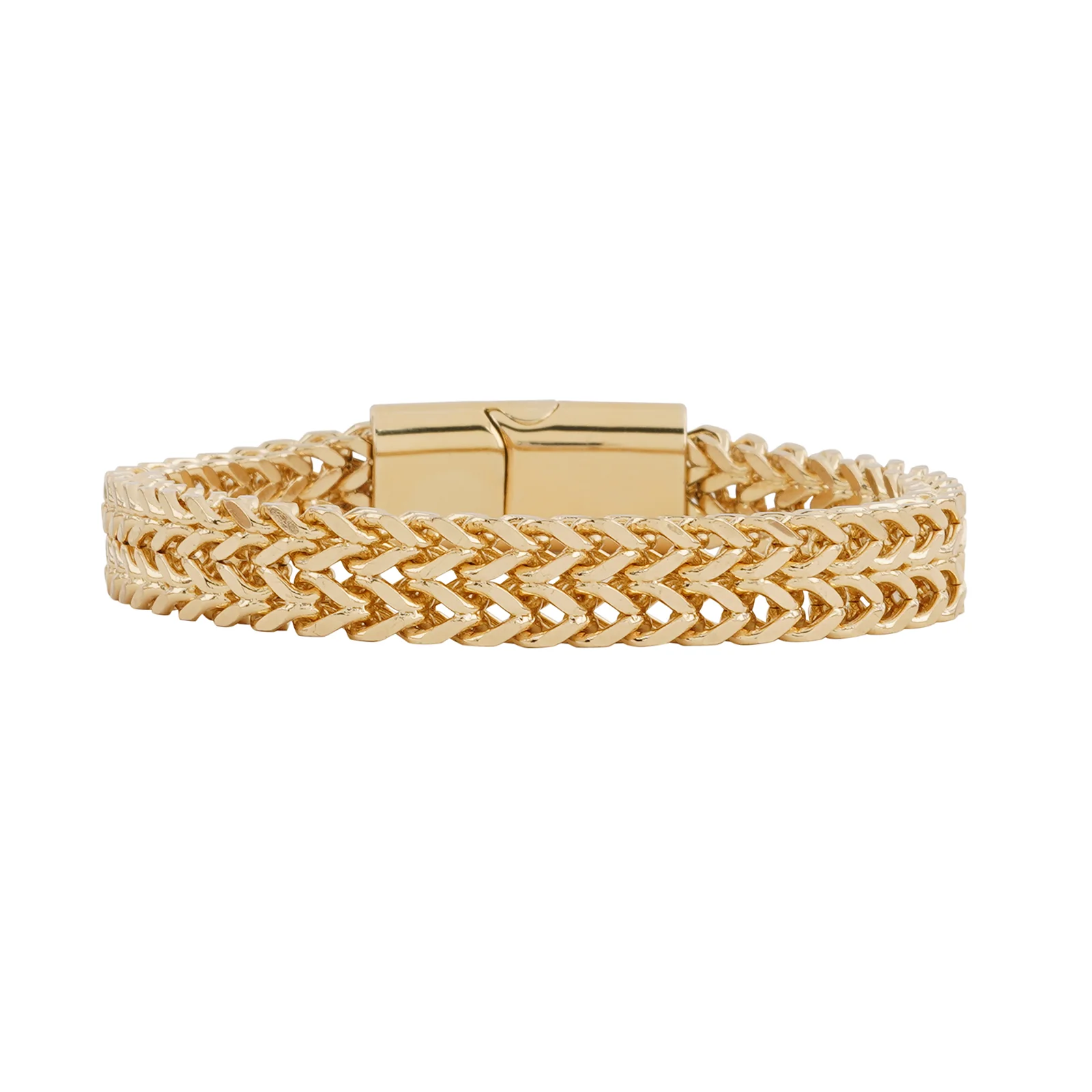 Perseus Gold Stainless Steel Chain Bracelet - Image 3