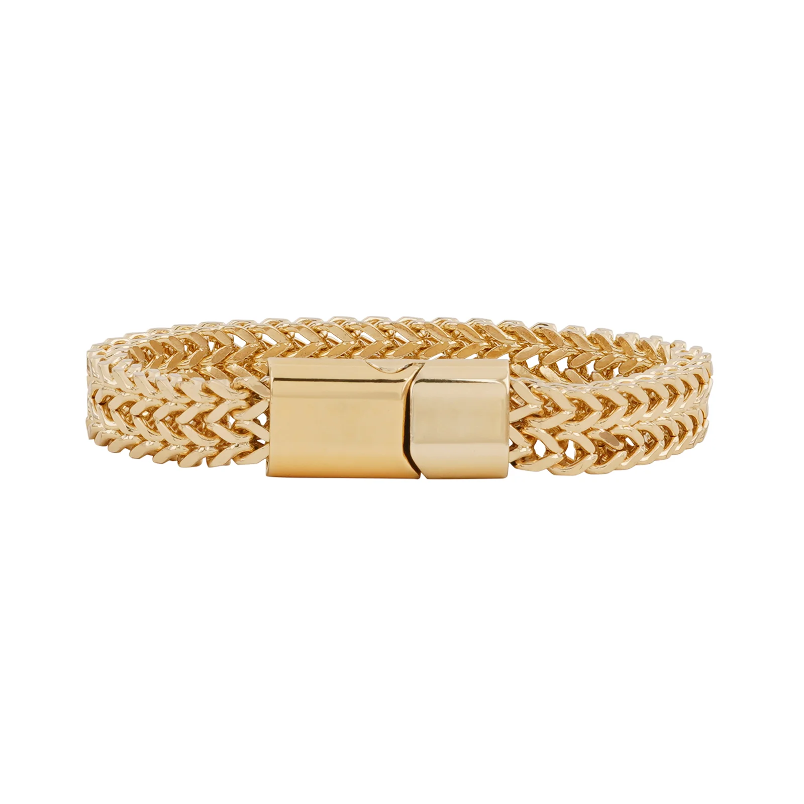 Perseus Gold Stainless Steel Chain Bracelet - Image 4