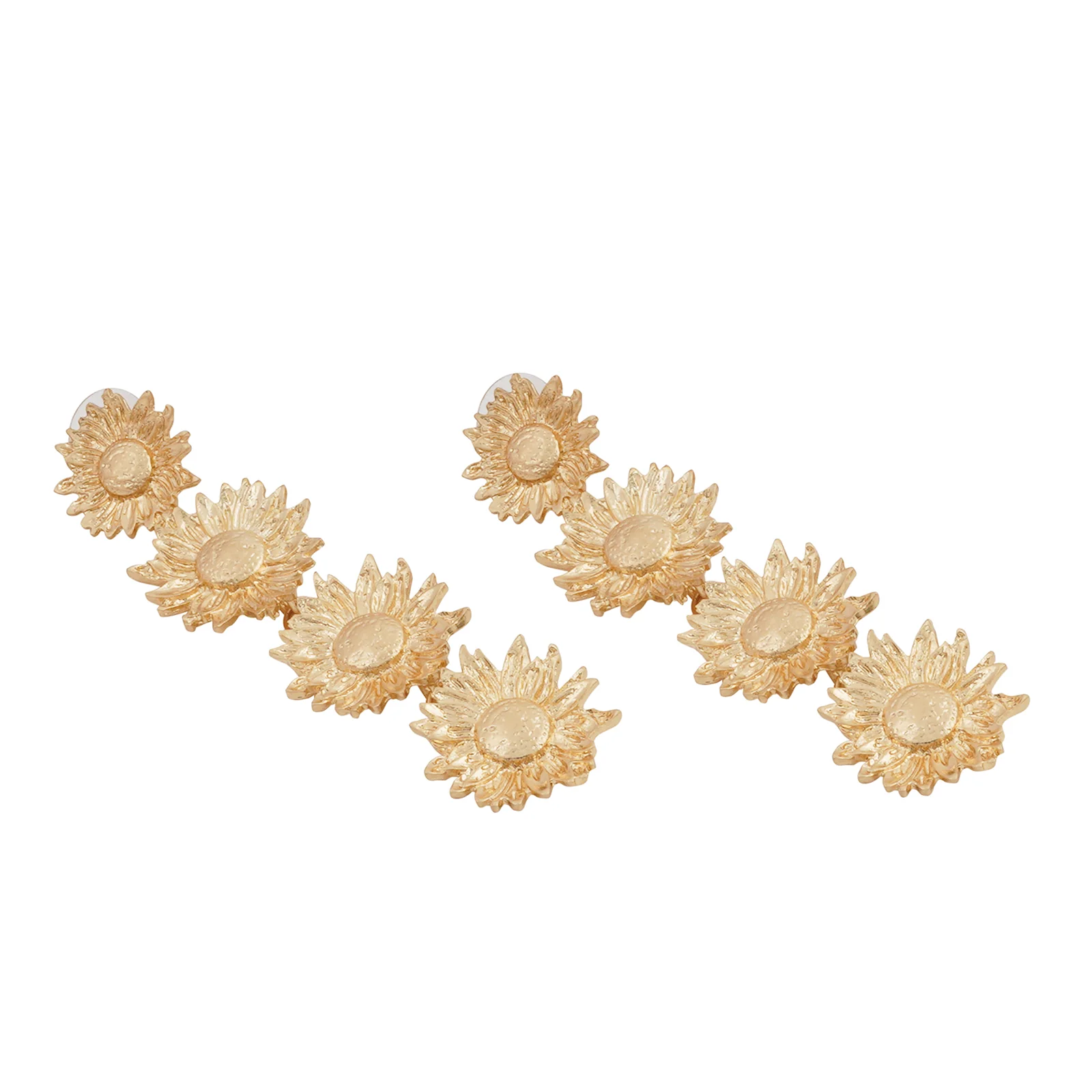 Petunia Gold Earrings - Image 4