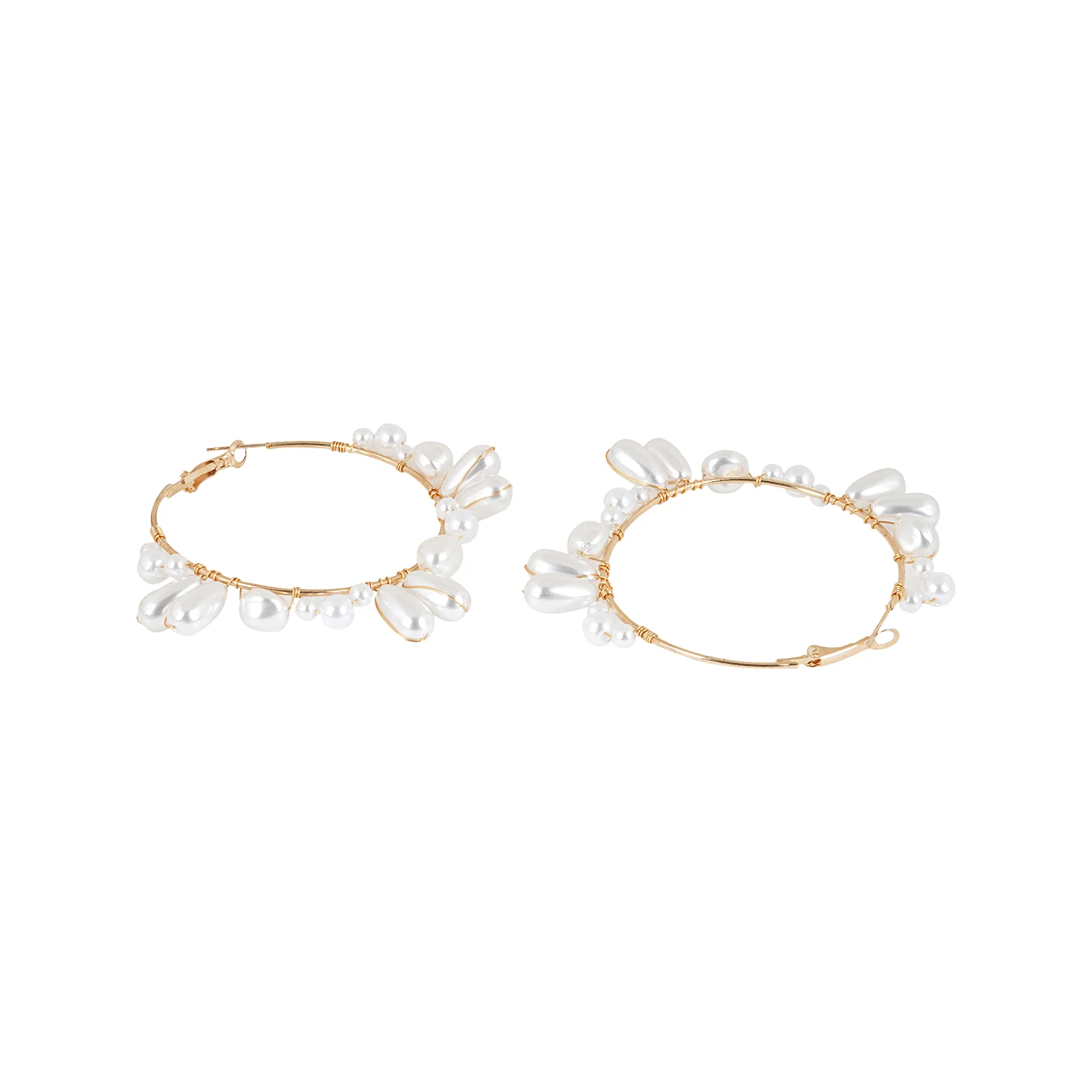 Phila Pearl Drop Hoop Earring - Image 5