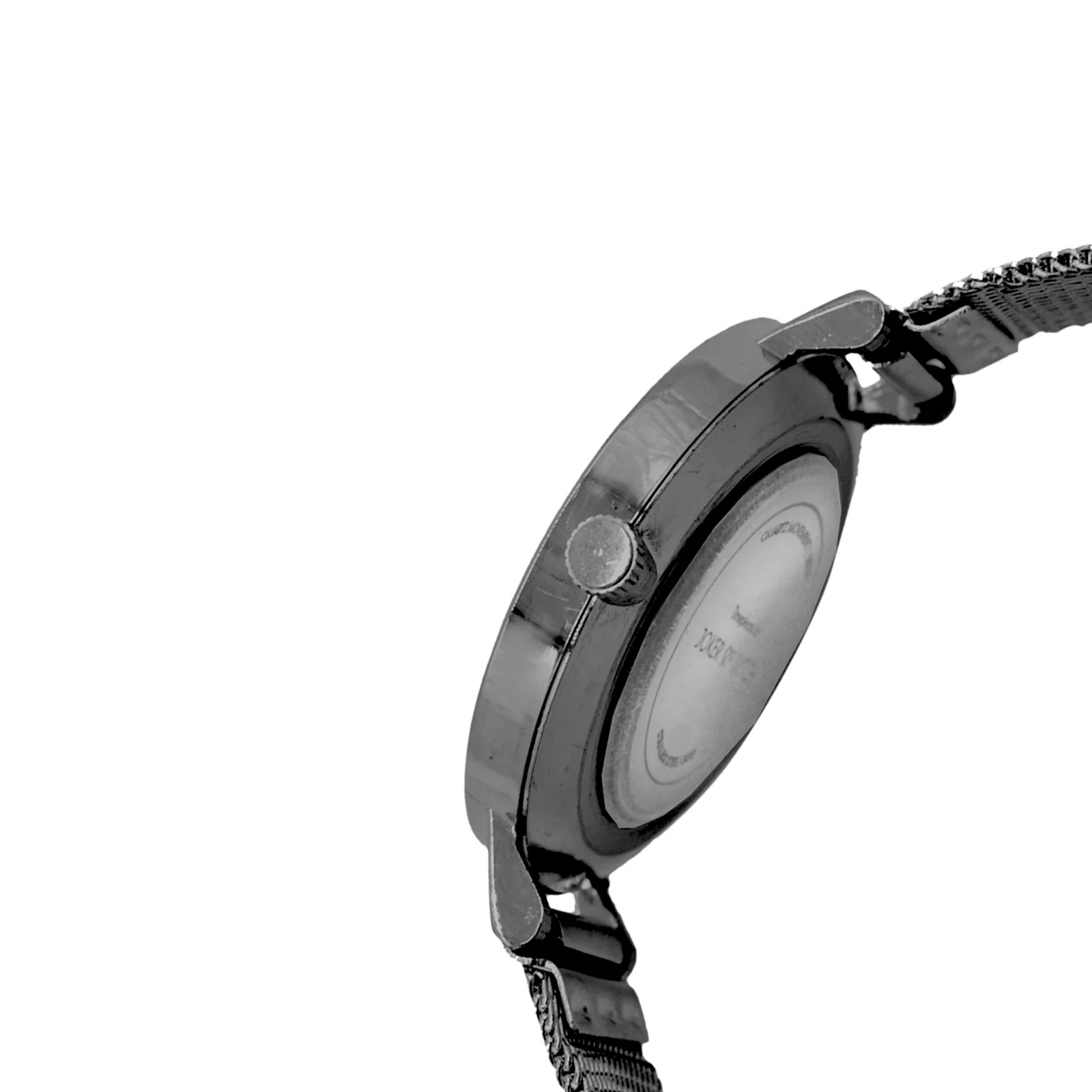 Phile Gunmetal Large Dial Mesh Strap Men's Watch - Image 4