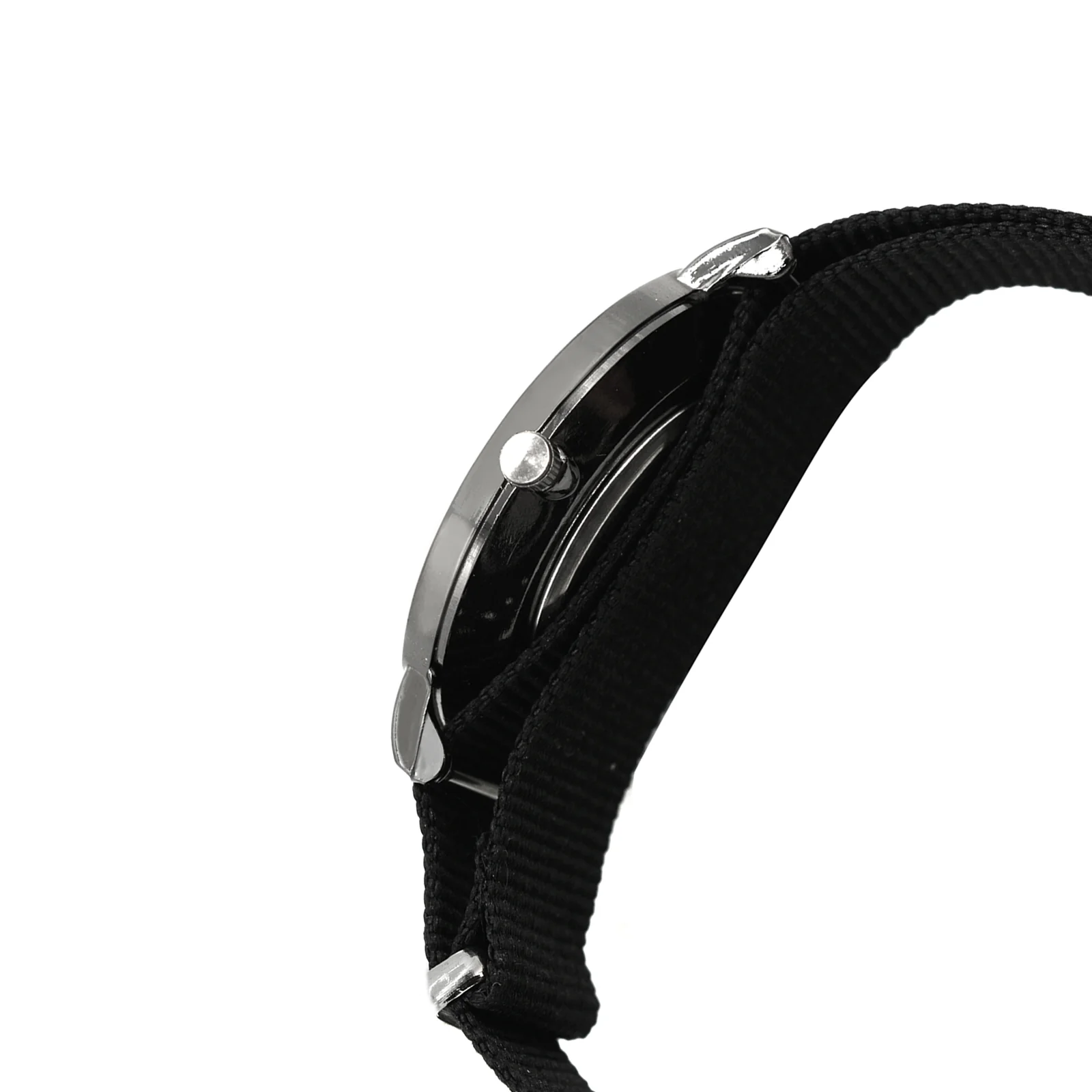 Phile Black Large Dial Nato Strap Men's Watch - Image 4