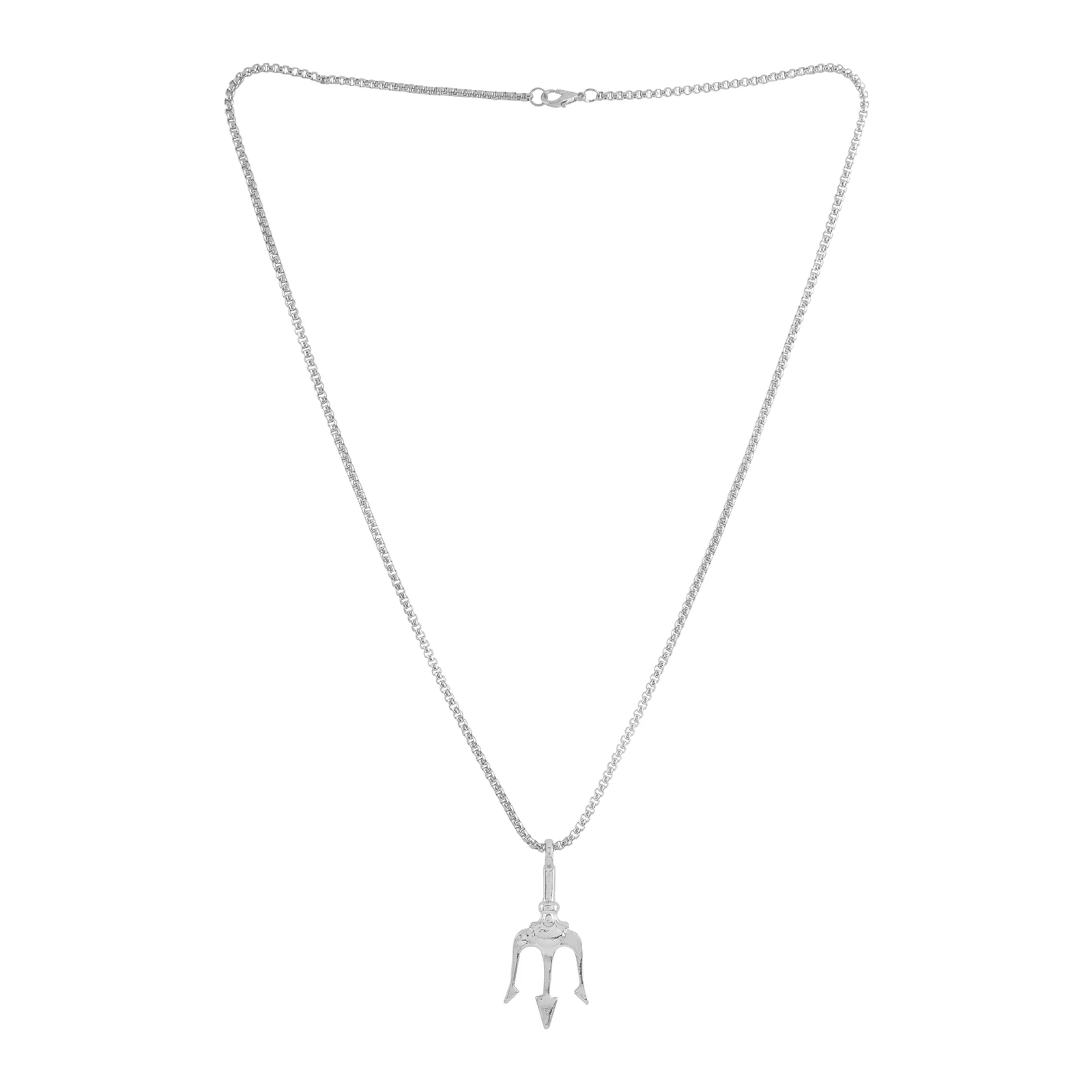 Phoebus Silver Pendant Necklace - Image 3