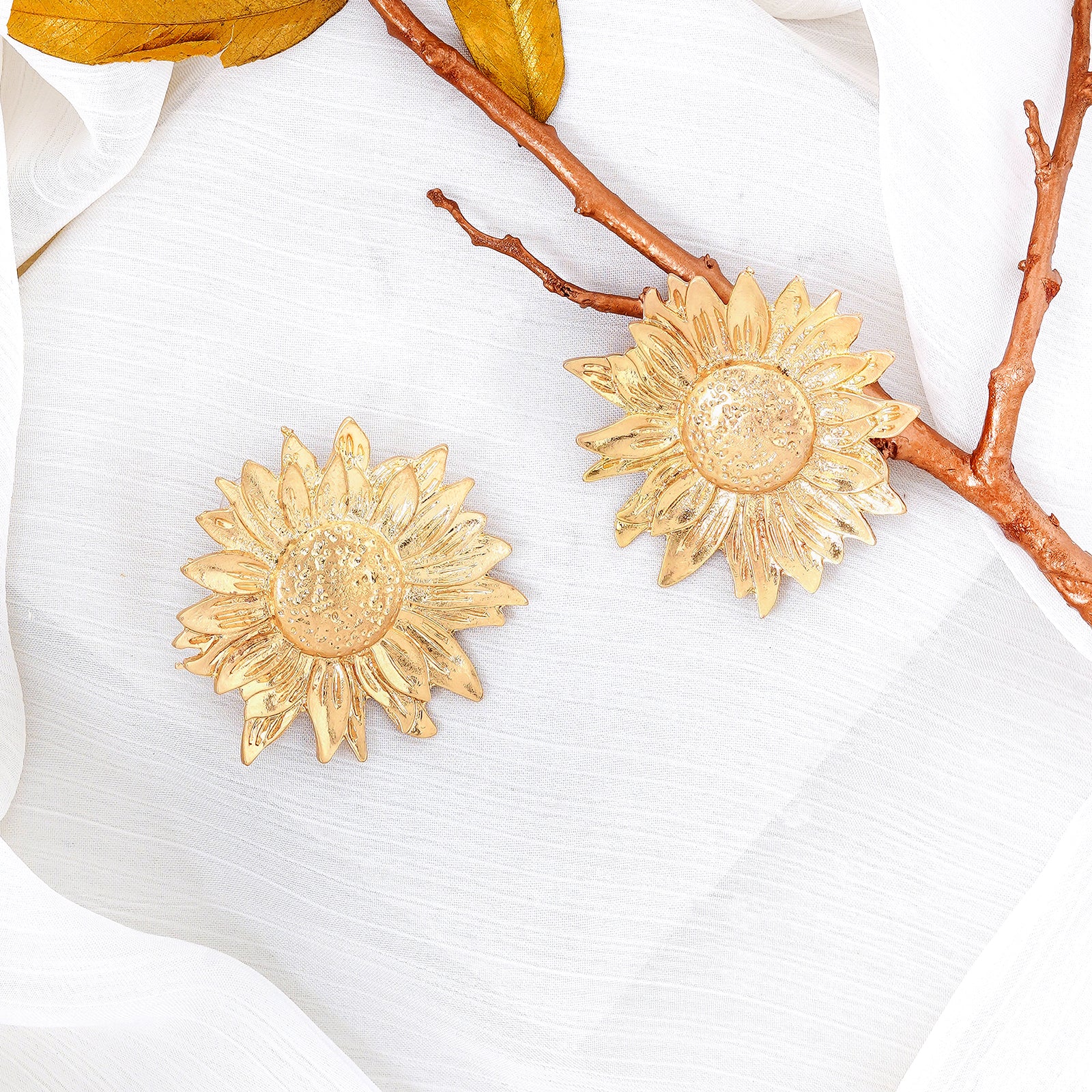 Phyllida Gold Earrings - Image 2