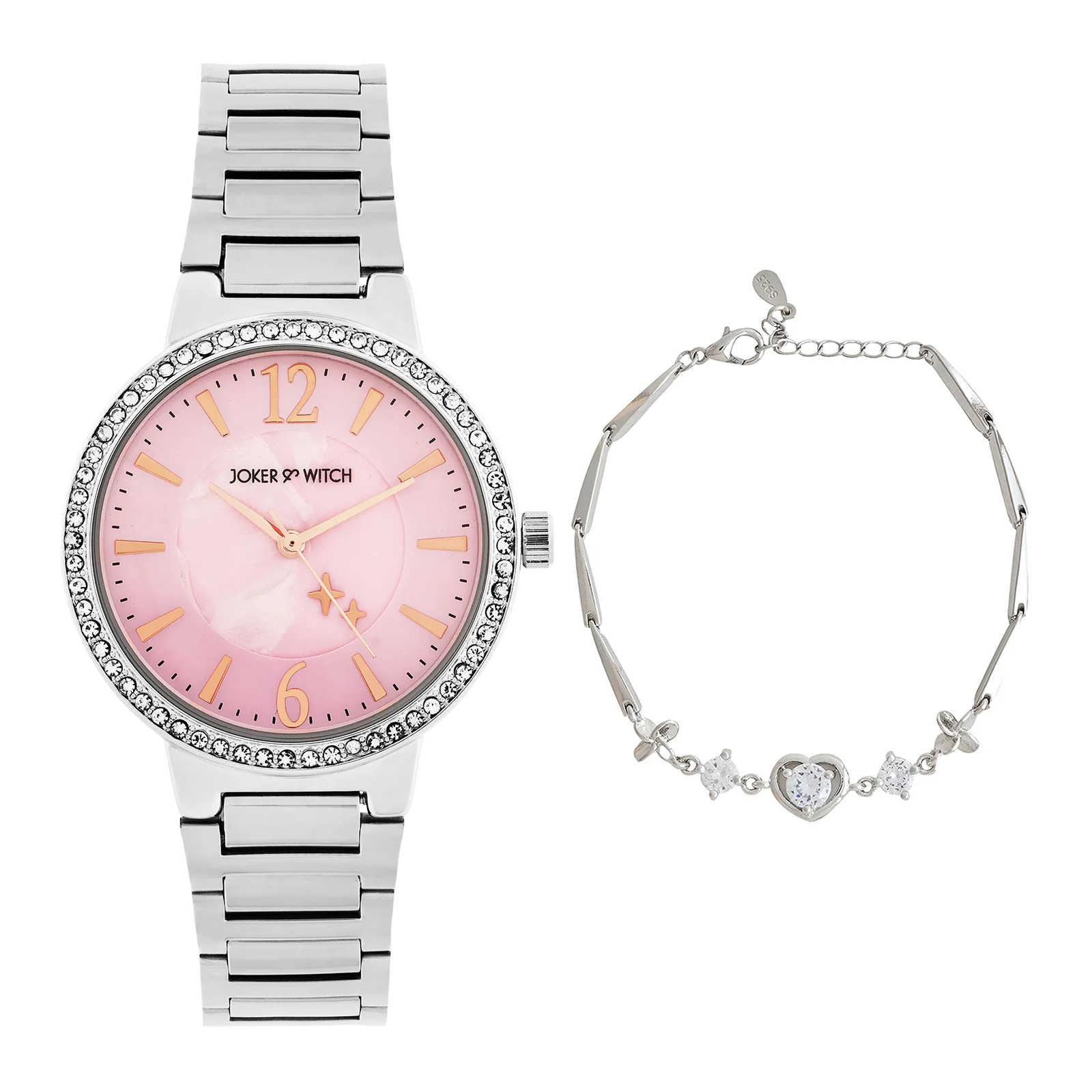 Pink Ice Watch Bracelet Stack - Image 2