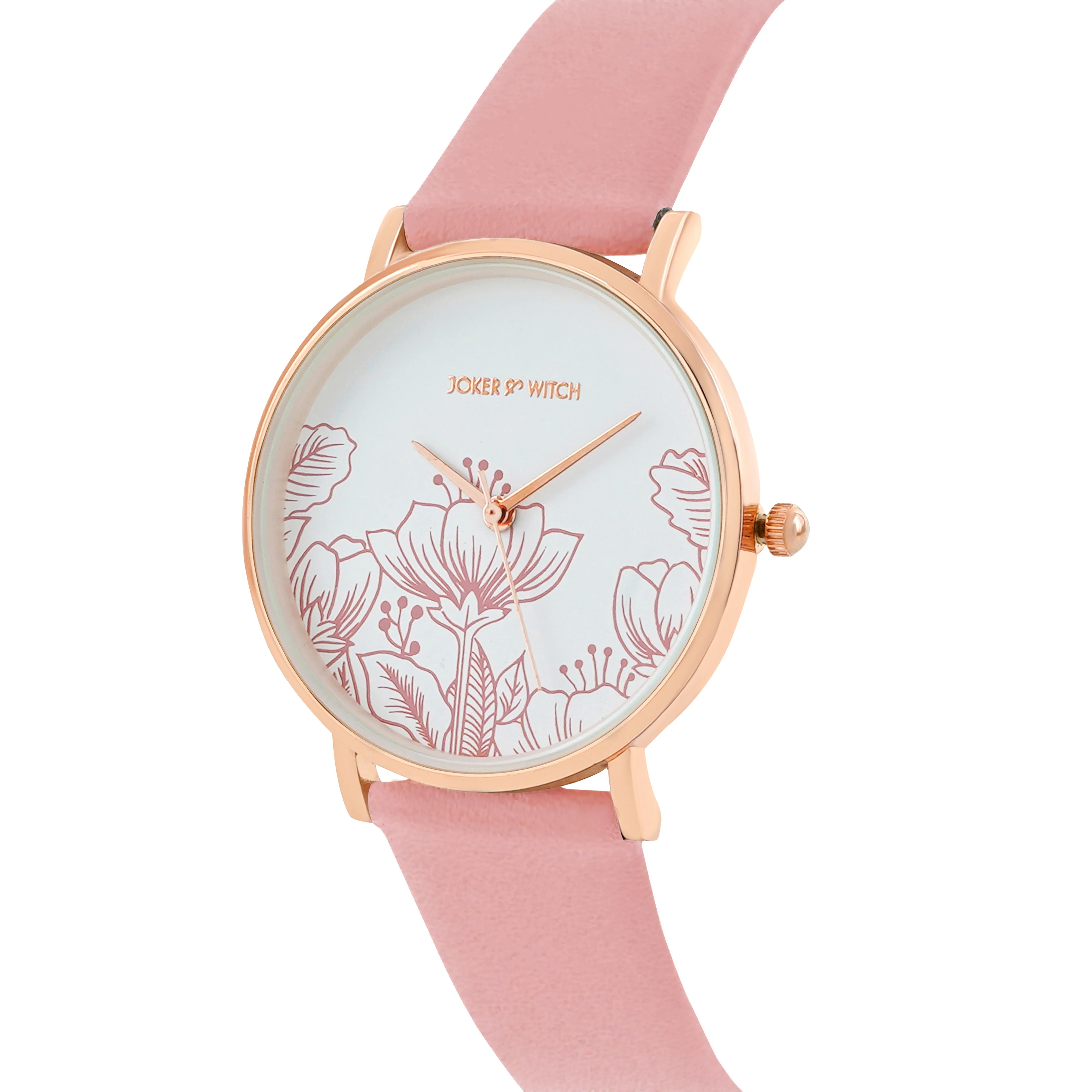 Printed Magic White Medium Dial Pink PU Strap Women's Watch - Image 4