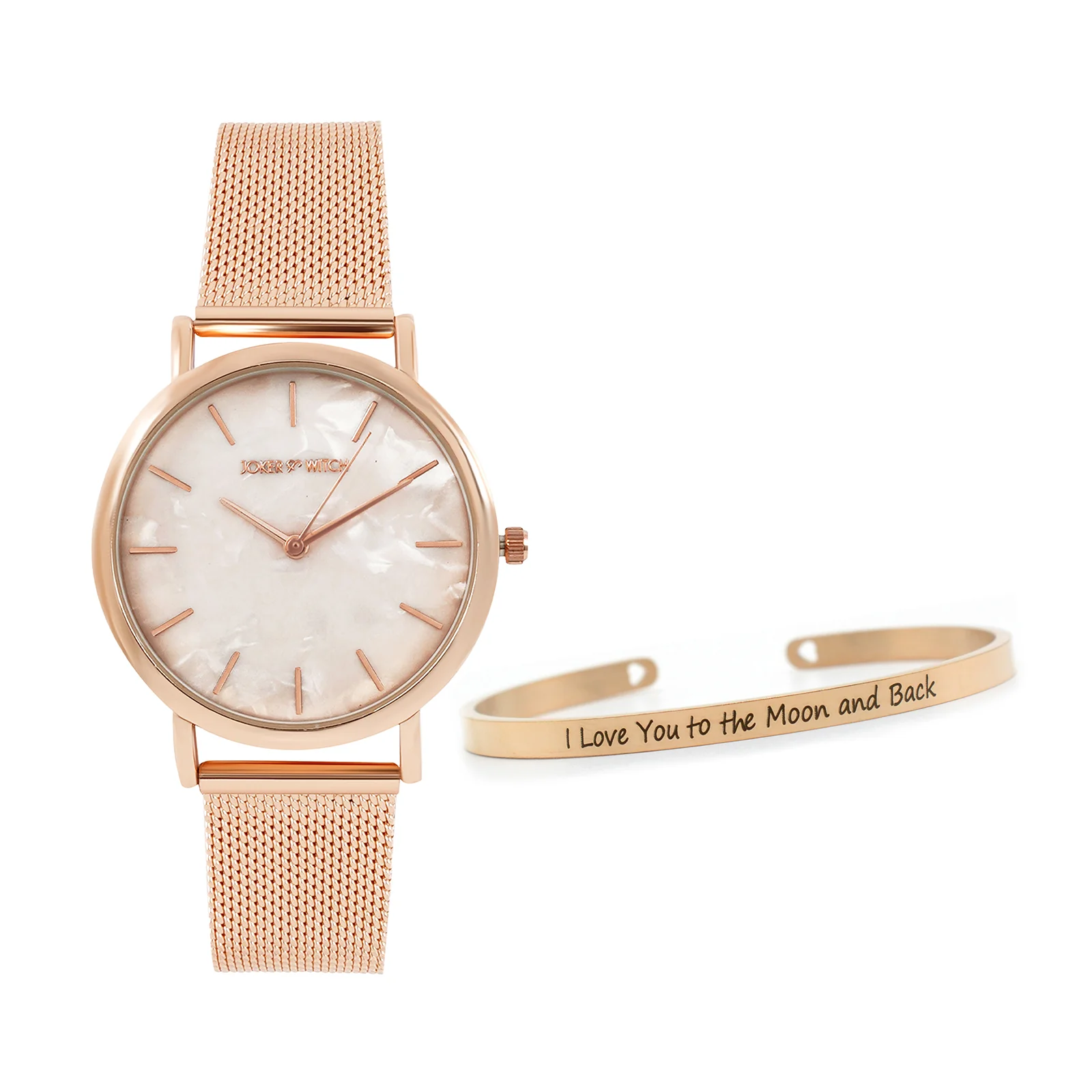 Pink Tea Rosegold Watch Bracelet Stack - Image 5
