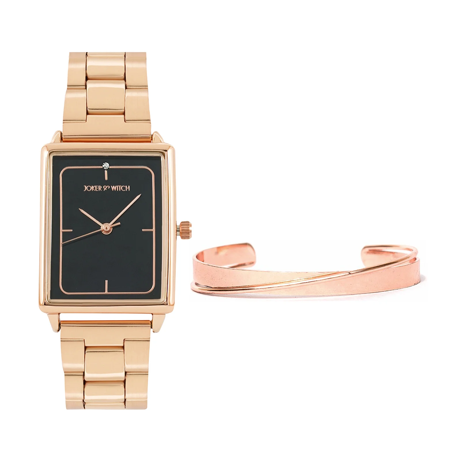 Portia Rosegold Watch Bracelet Stack - Image 2