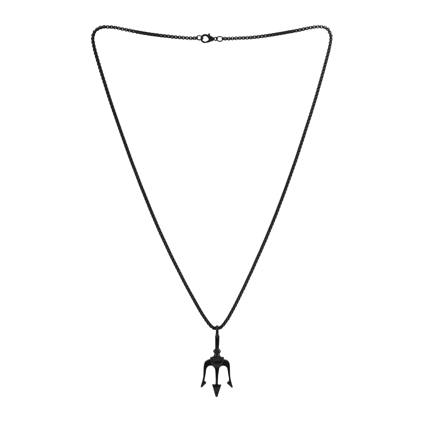 Poseidon Black Pendant Necklace - Image 3