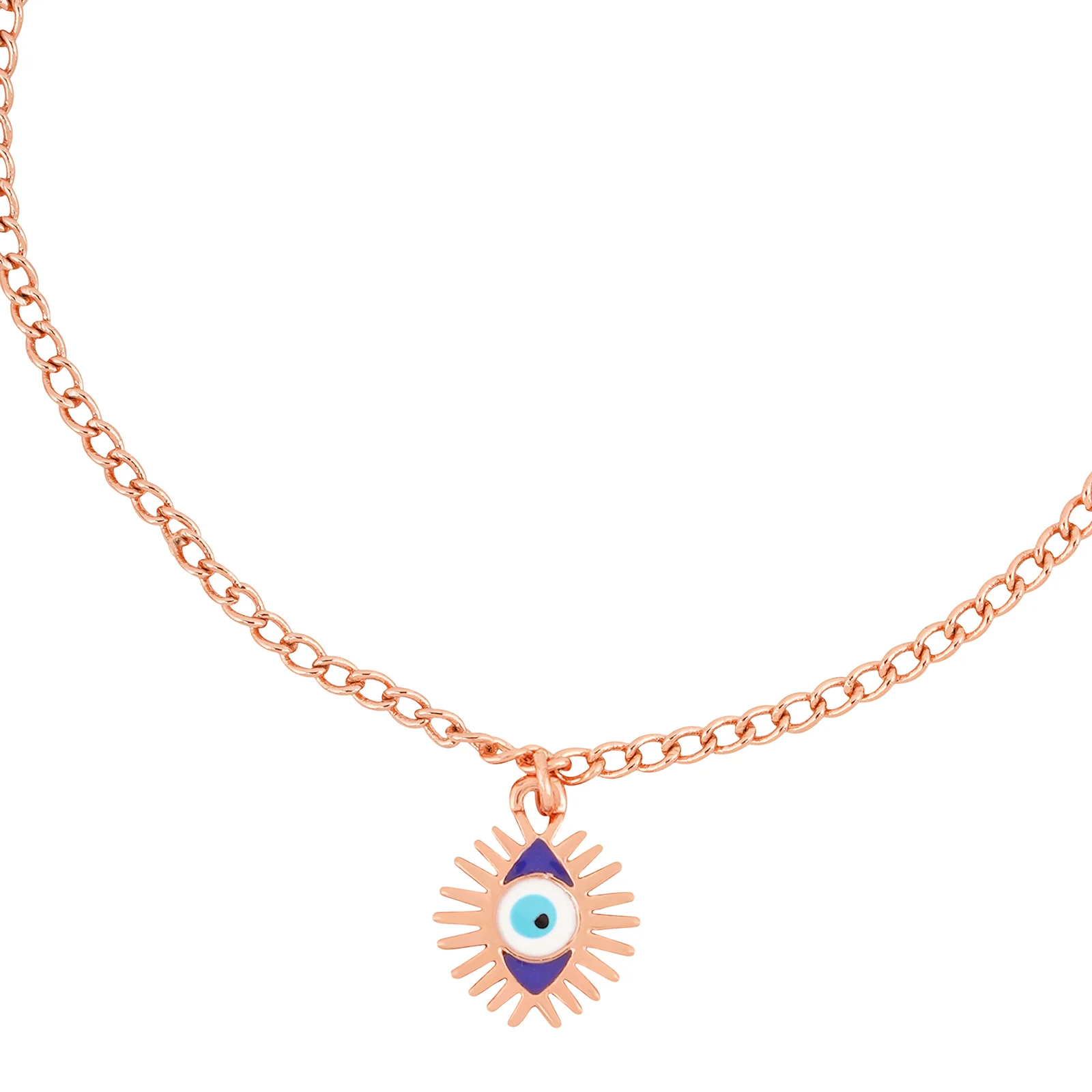 Power Of Eye Rose Gold Bracelet Charm - Image 4