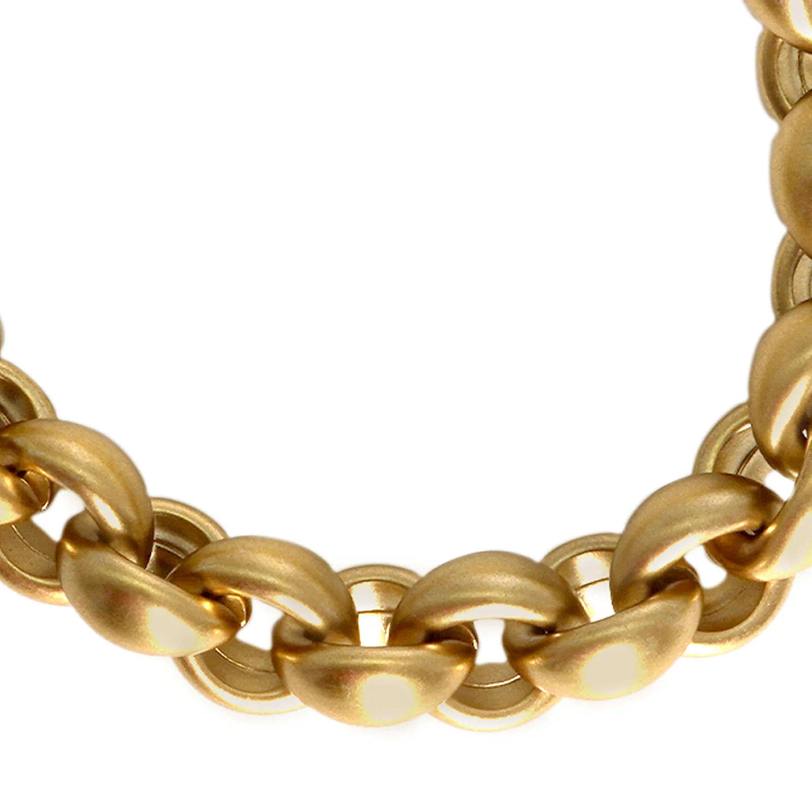 Pretty Please Chain Link Gold Necklace - Image 4