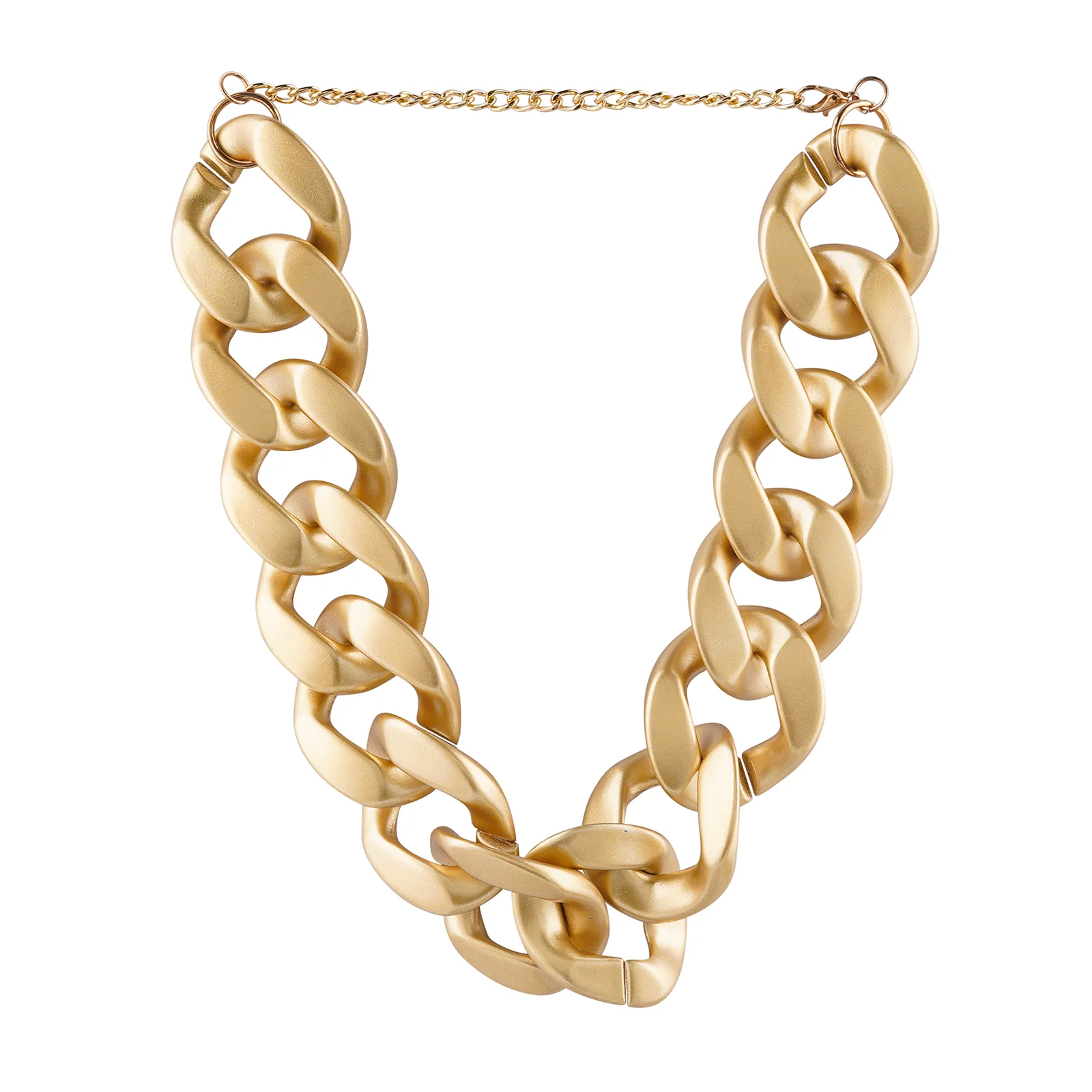 Pretty Please Chunky Chain Gold Necklace - Image 3