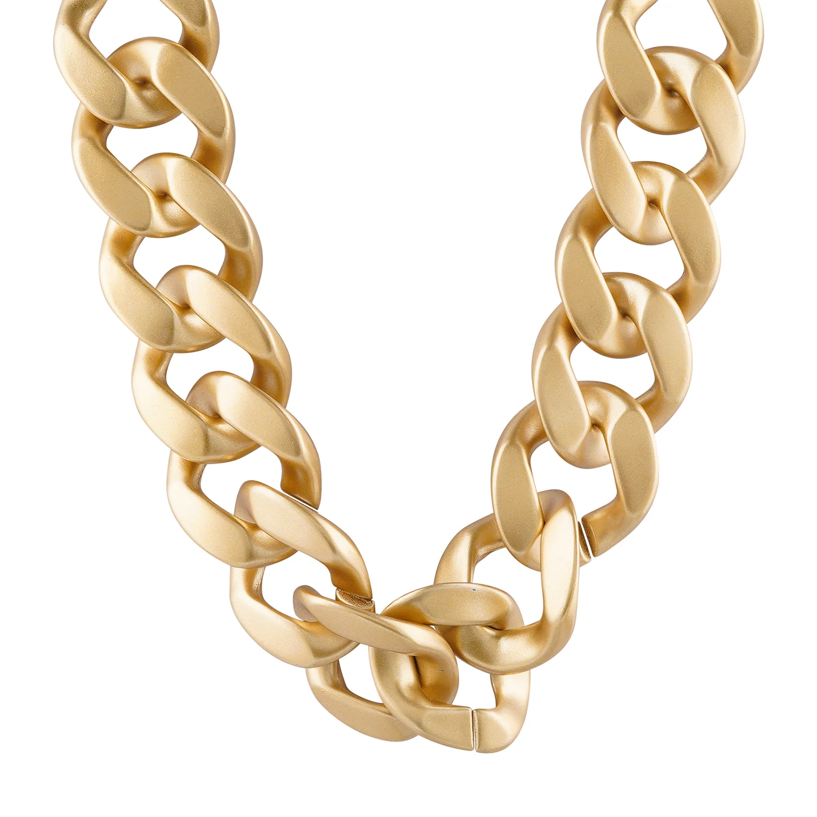 Pretty Please Chunky Chain Gold Necklace - Image 4