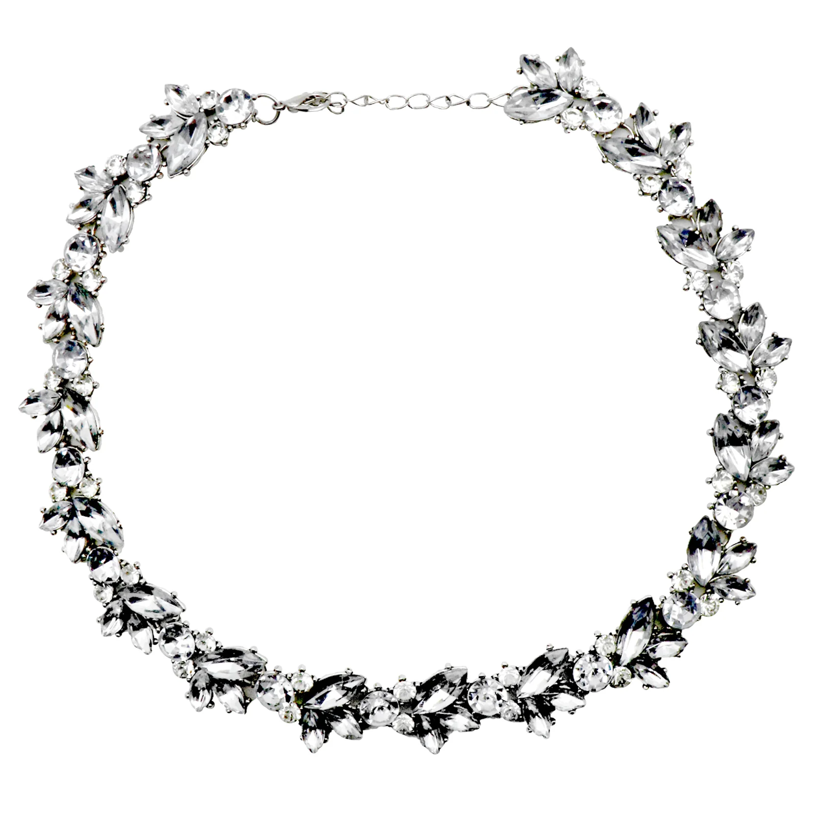 Pretunia Floral Rhinestones Necklace - Image 3