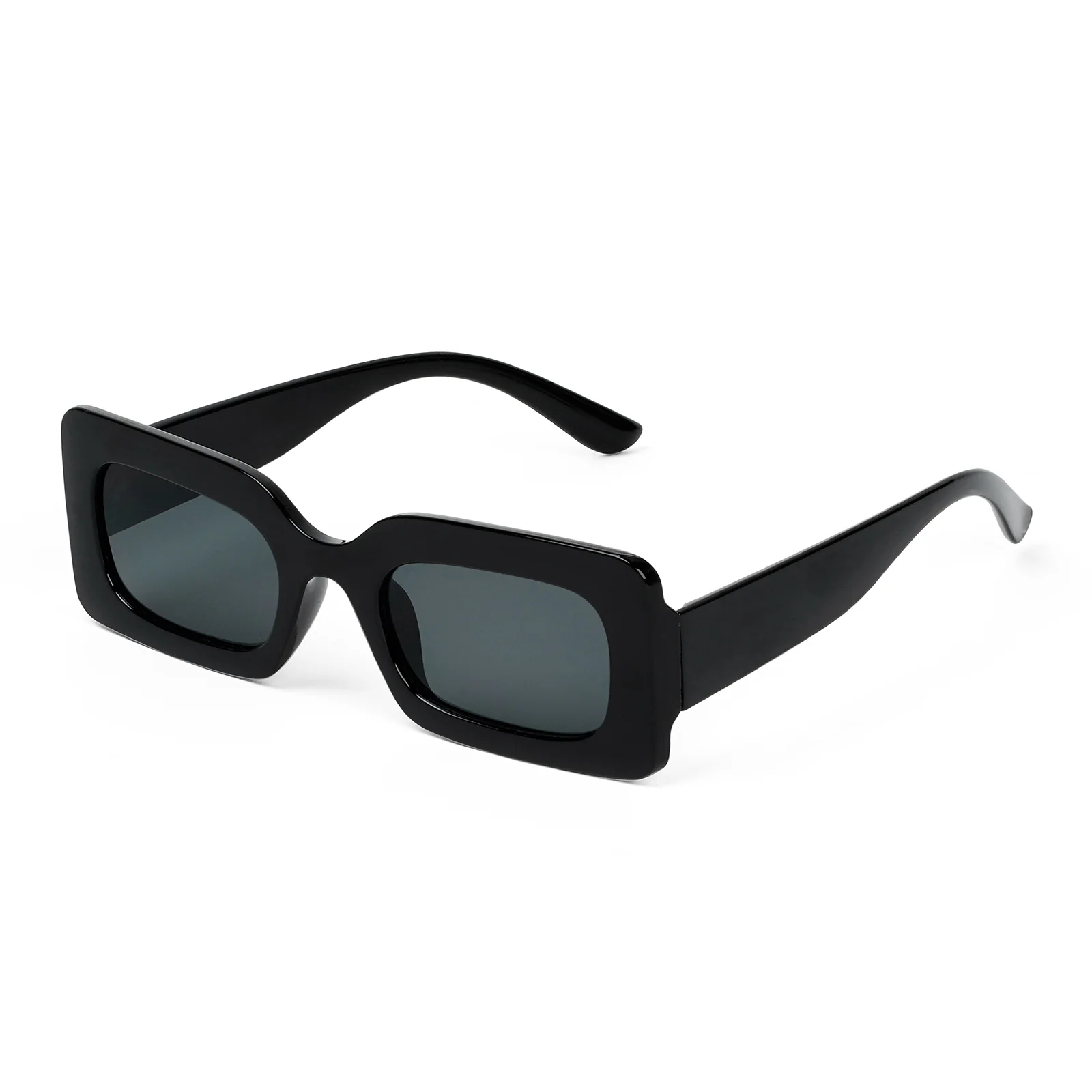 Pretza Black Rectangle Sunglasses - Image 5