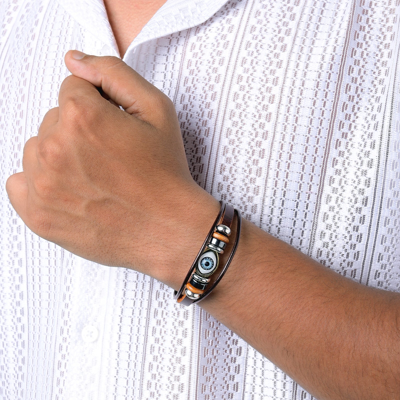 Erebus Evil Eye Men bracelet - Image 2