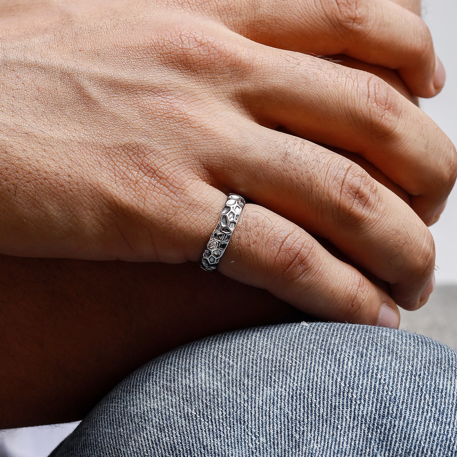 Prometheus Black Crack Ring - Image 2