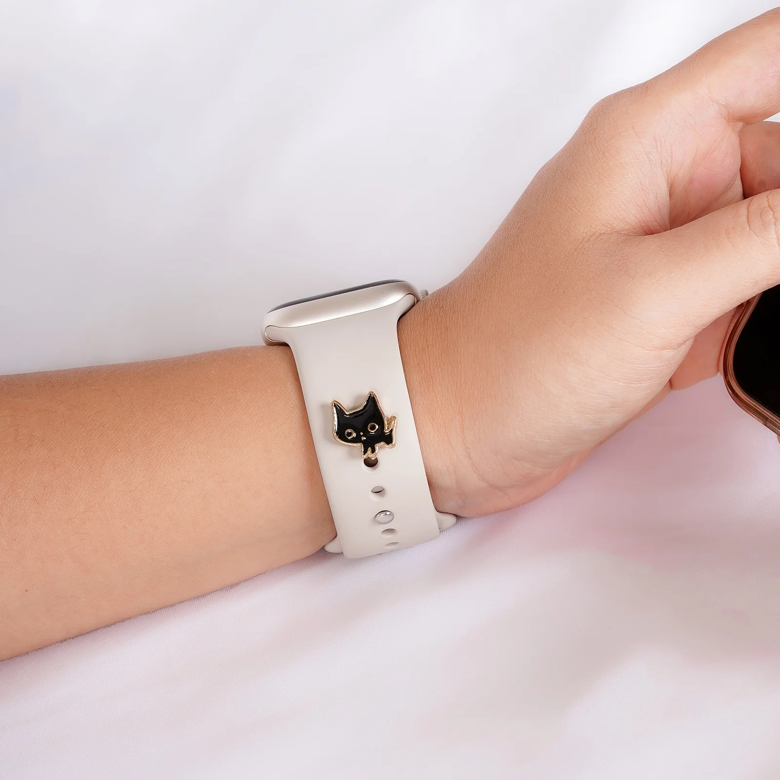 Purrfect Black Pin Watch Charm - Image 2