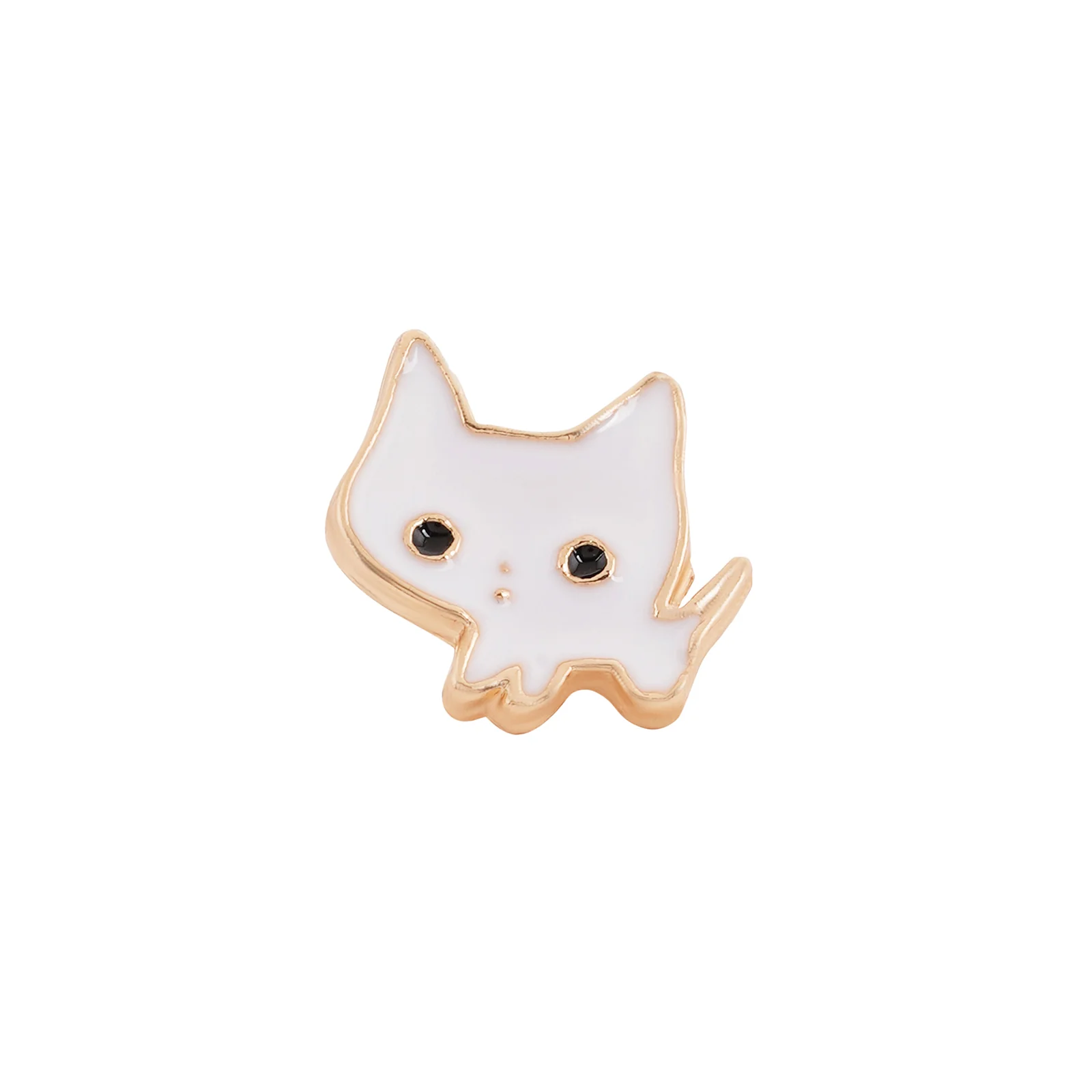Purrfect White Pin Watch Charm - Image 3