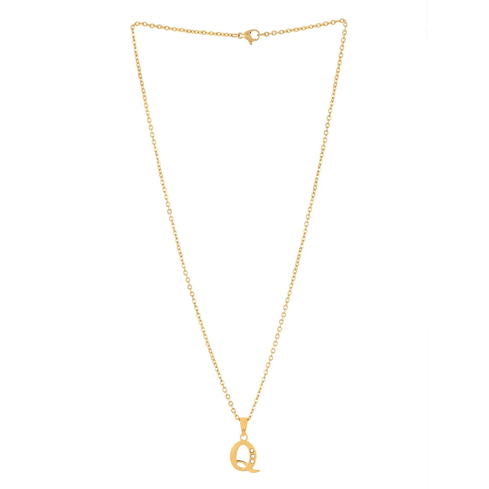 Bewitched Q Intial Pendant Necklace - Image 3
