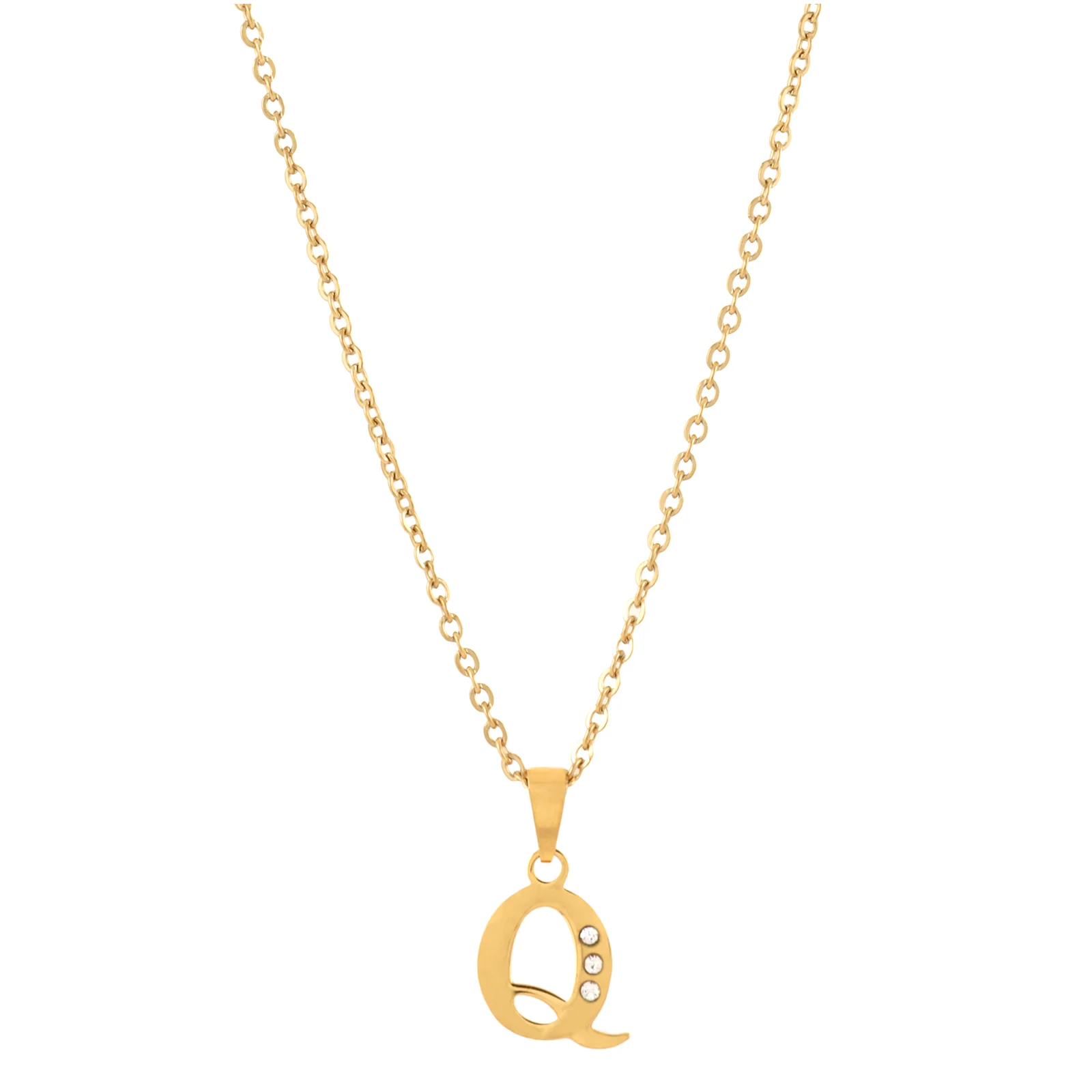 Bewitched Q Intial Pendant Necklace - Image 4