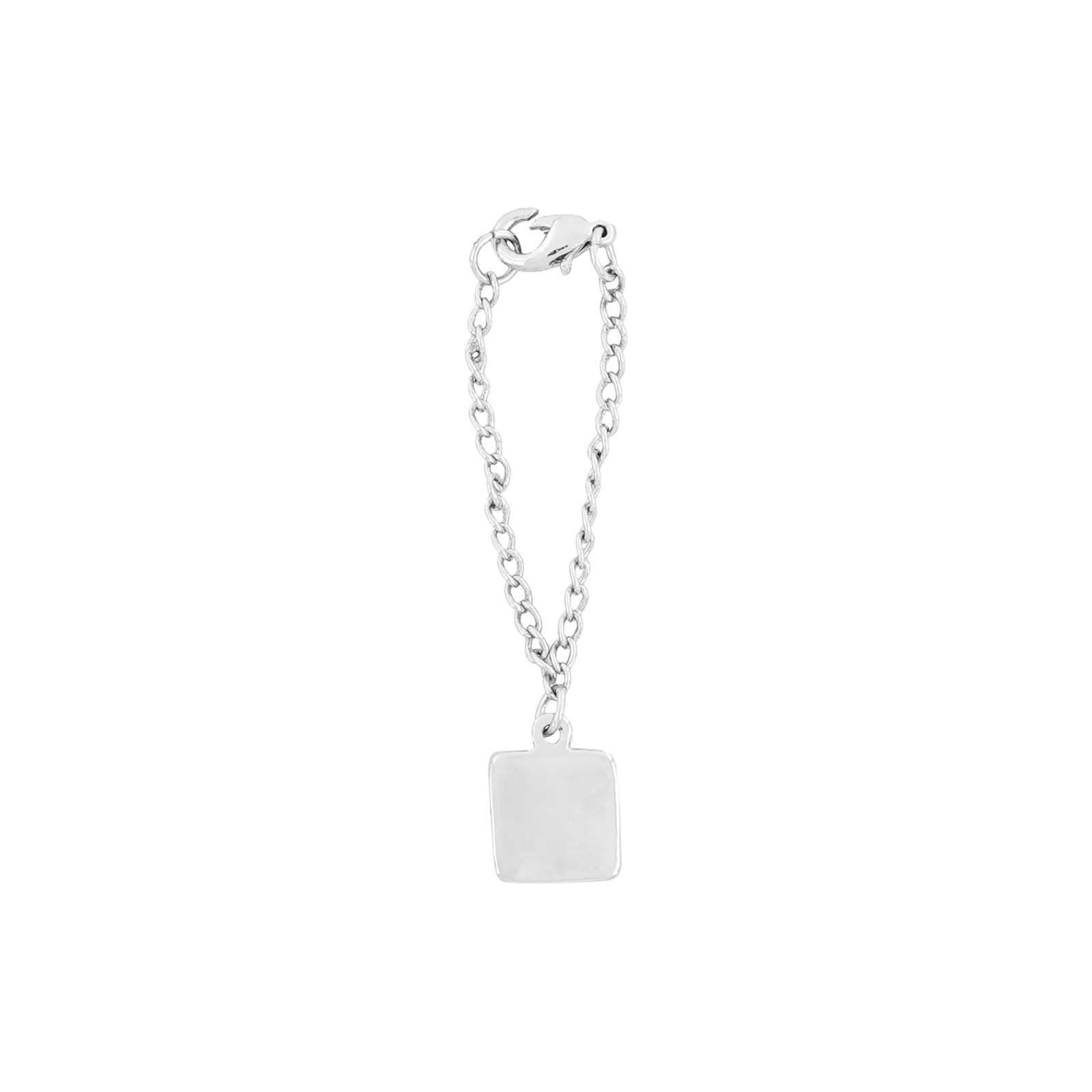 Quad Rhinestone Silver Watch Charm - Image 5