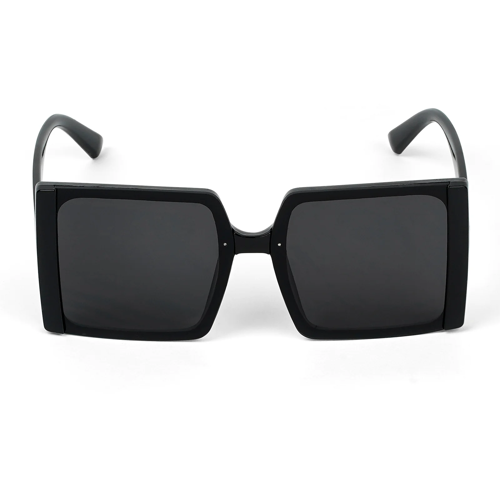 Rave Black Oversized Sunglasses - Image 3