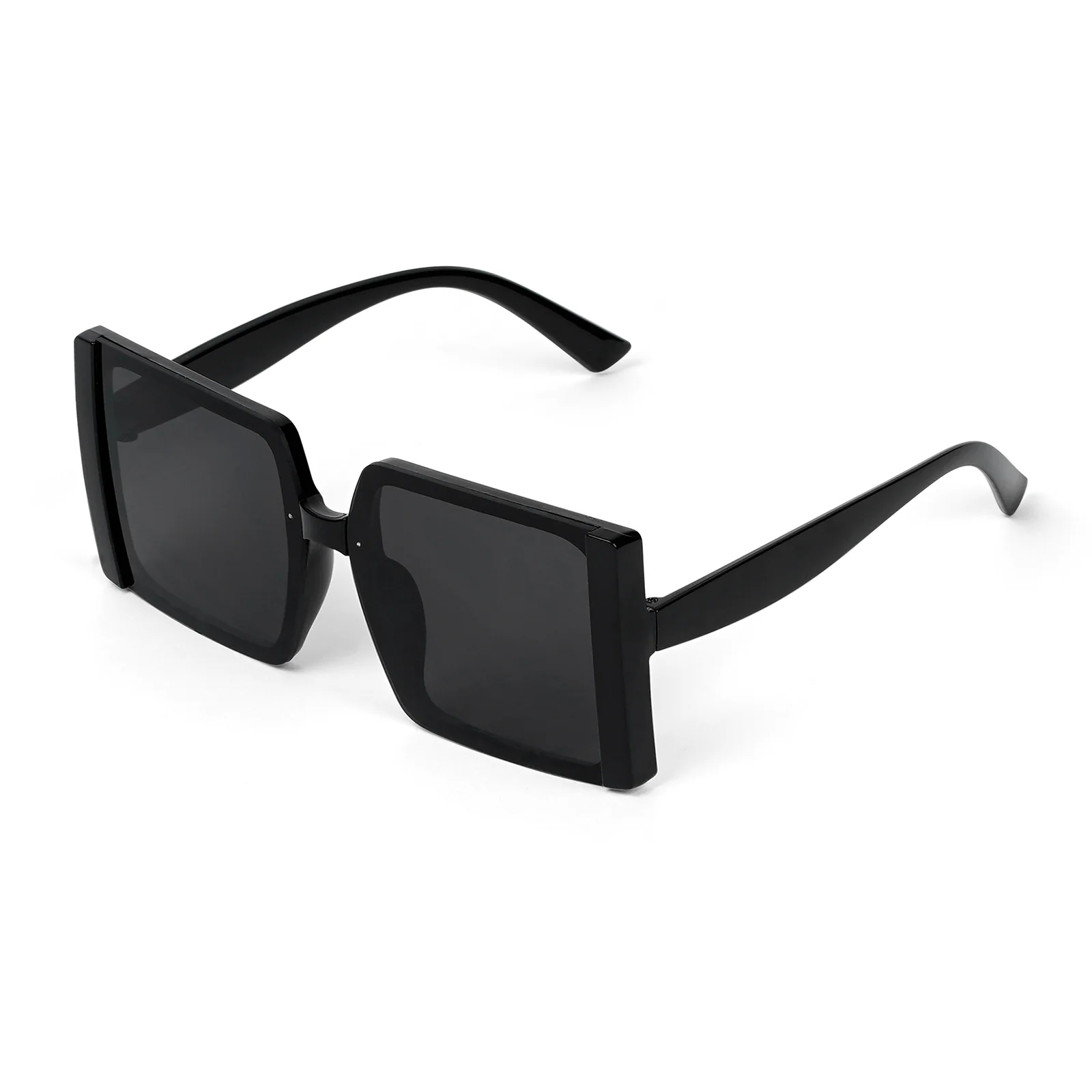 Rave Black Oversized Sunglasses - Image 4