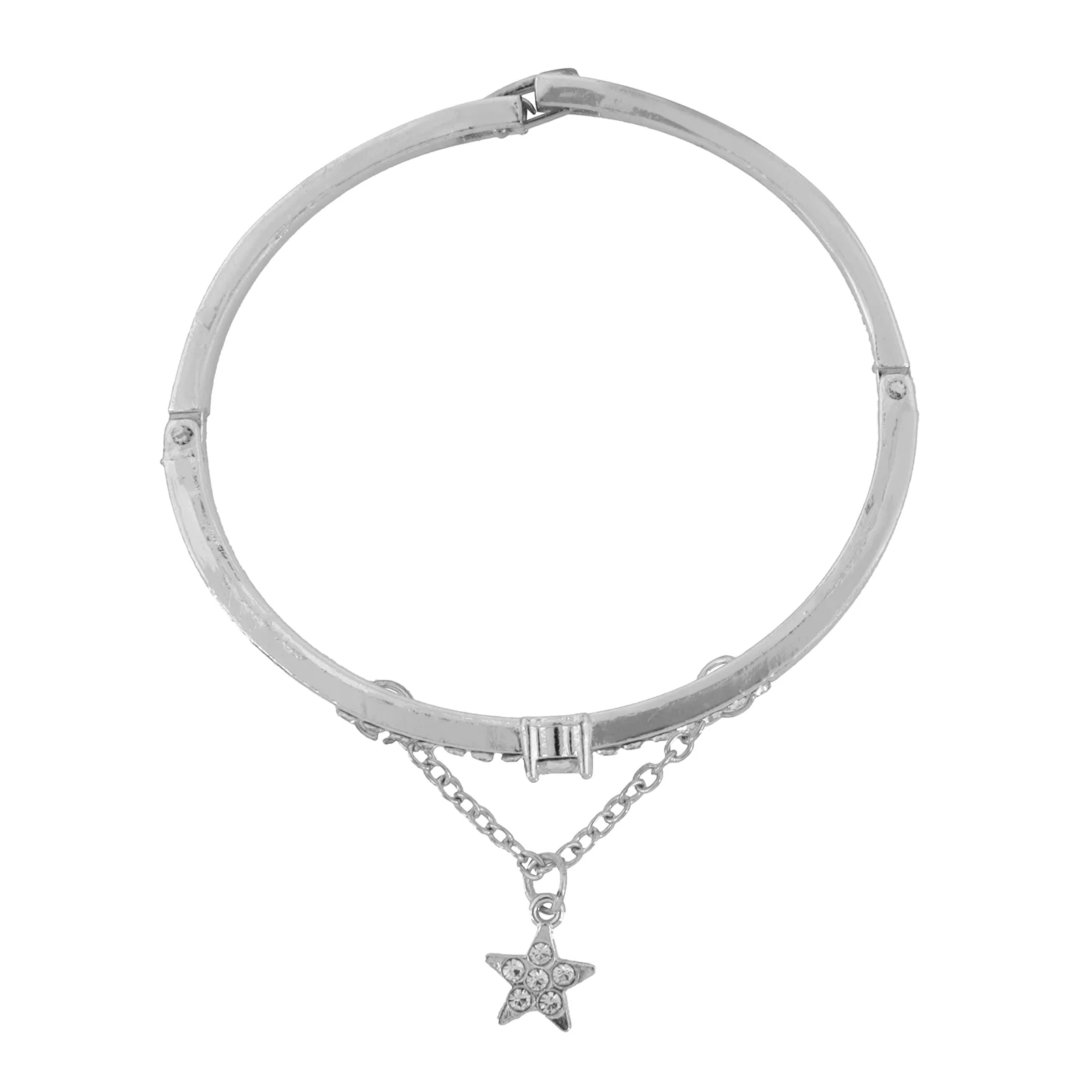 Rebecca Silver Watch Bracelet Stack - Image 4