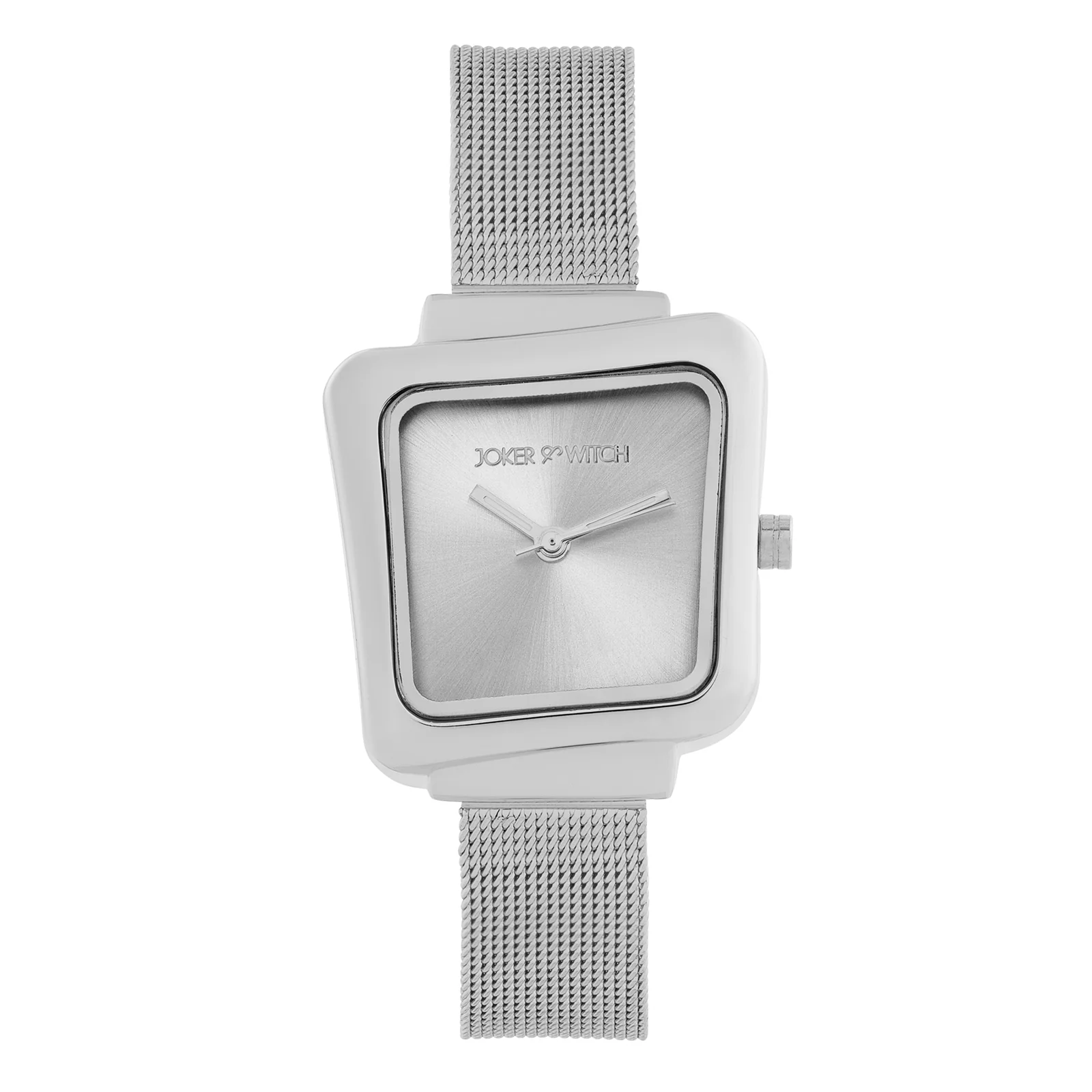 Regalia Silver Small Hexagon Dial Mesh Strap Women's Watch - Image 3