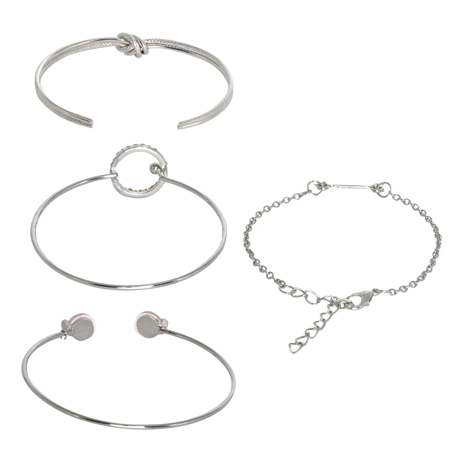 Rexos Silver Watch Bracelet Stack - Image 5