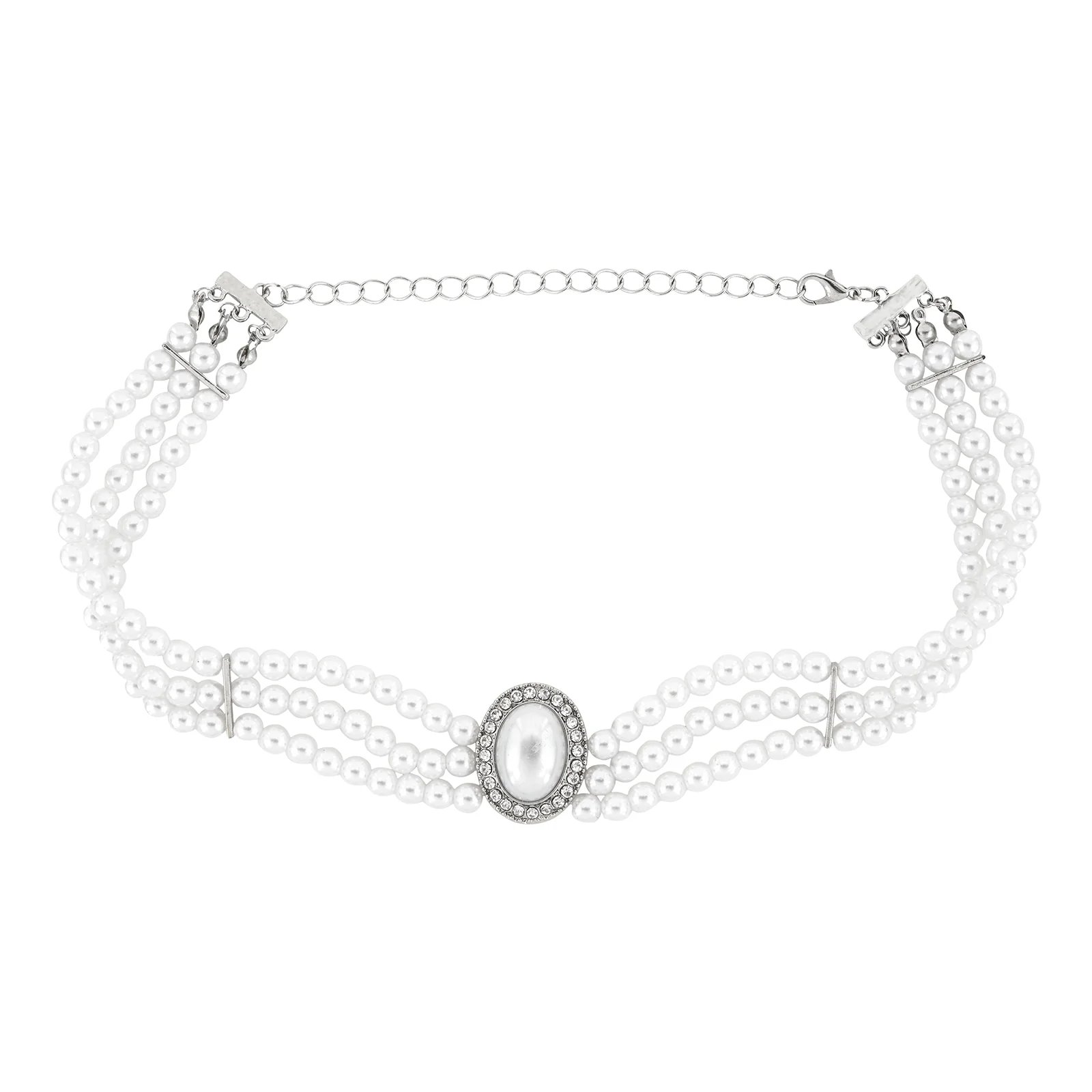 Riona Pearl Choker Necklace - Image 2