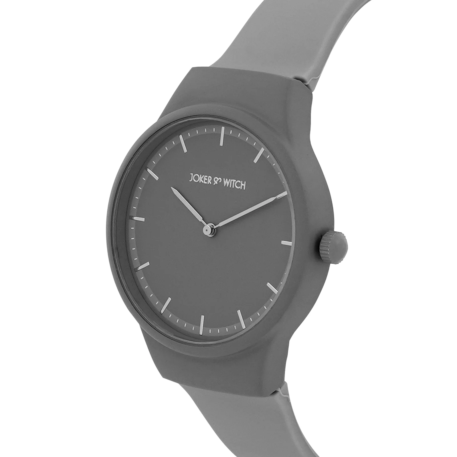 Riviera Grey Large Dial Silicone Strap Unisex Watch - Image 5