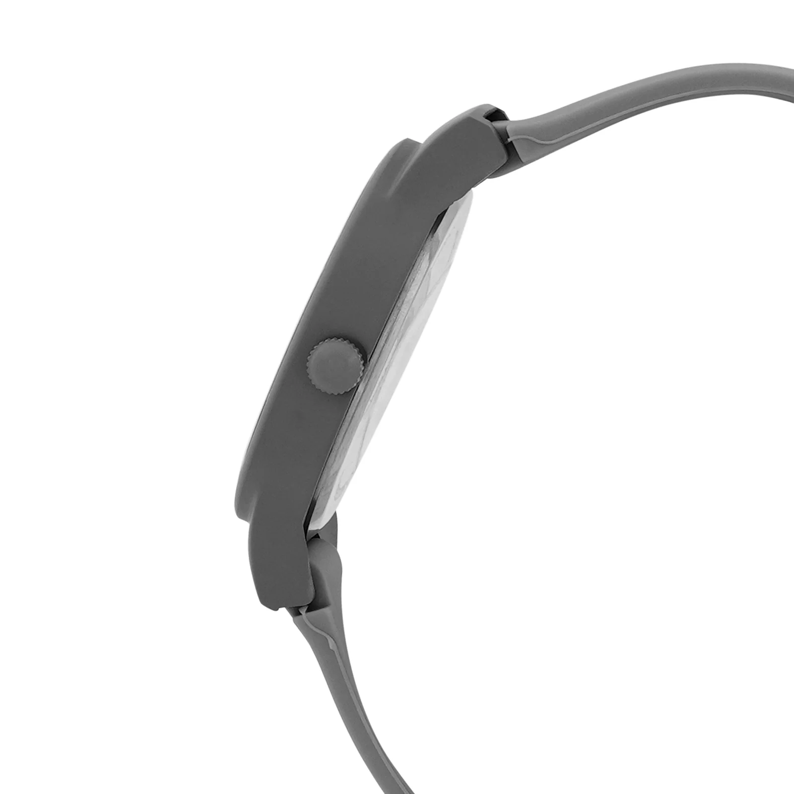 Riviera Grey Large Dial Silicone Strap Unisex Watch - Image 6