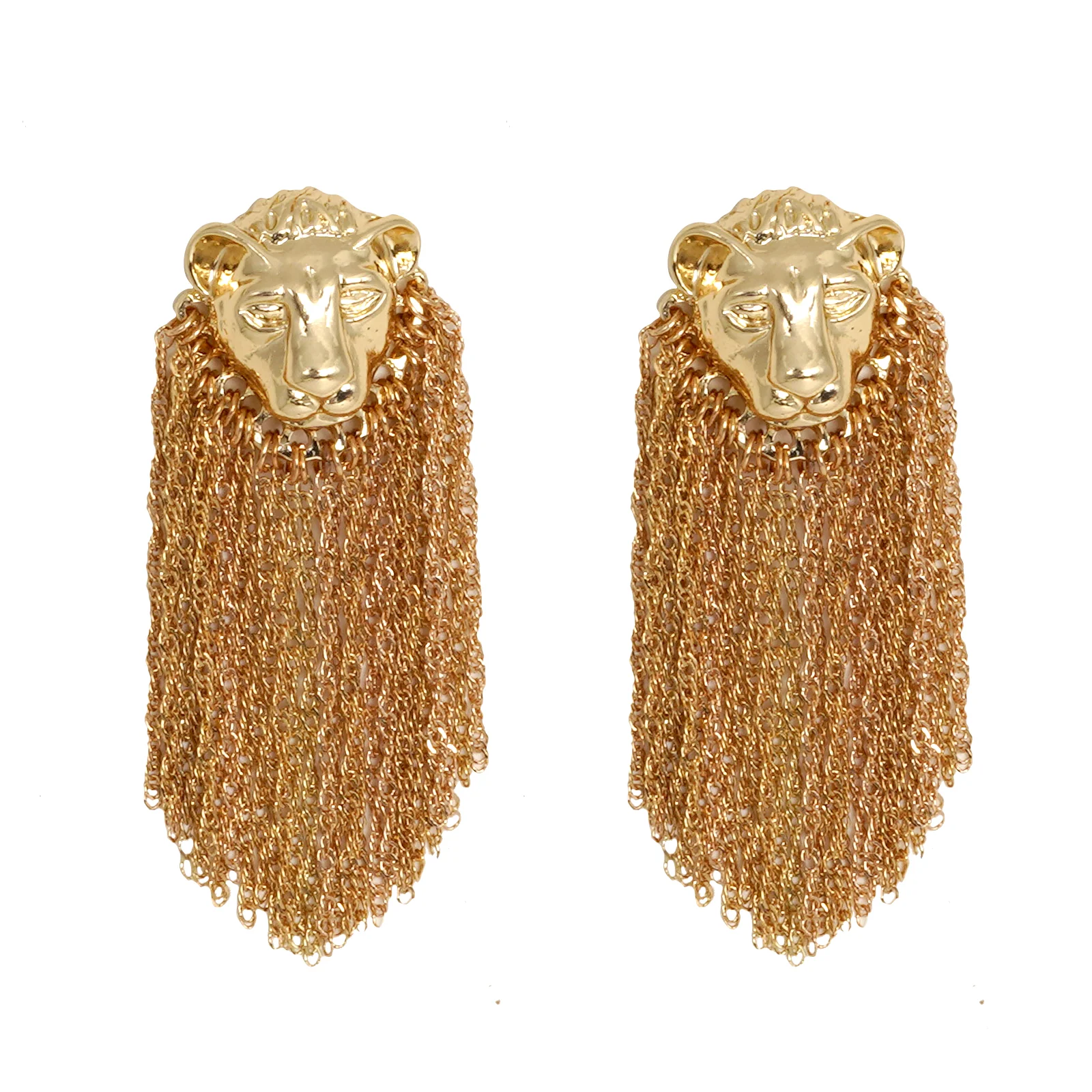 Roar Gold Chunky Earrings - Image 2