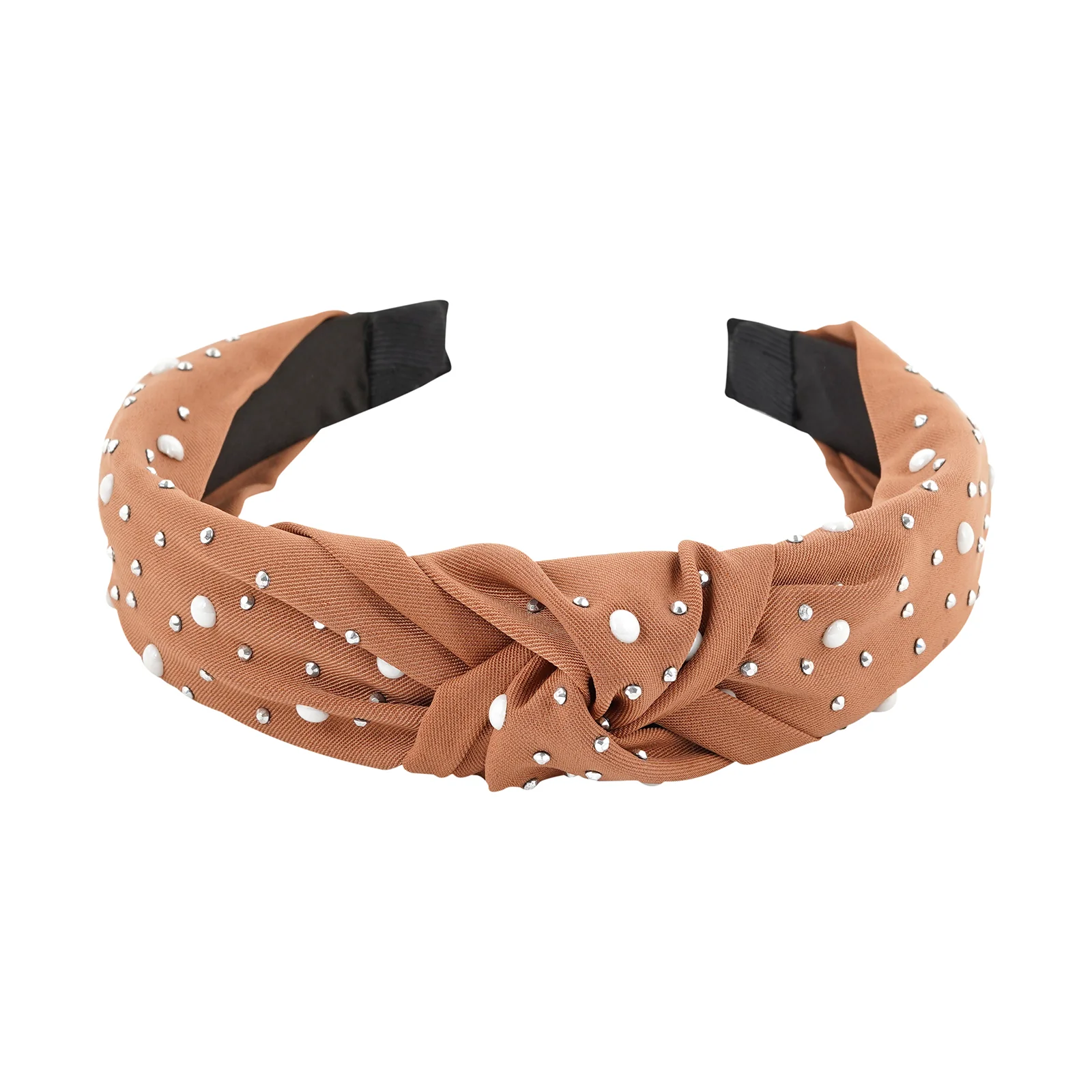 Ronnie Pearl Light Brown Hairband - Image 3