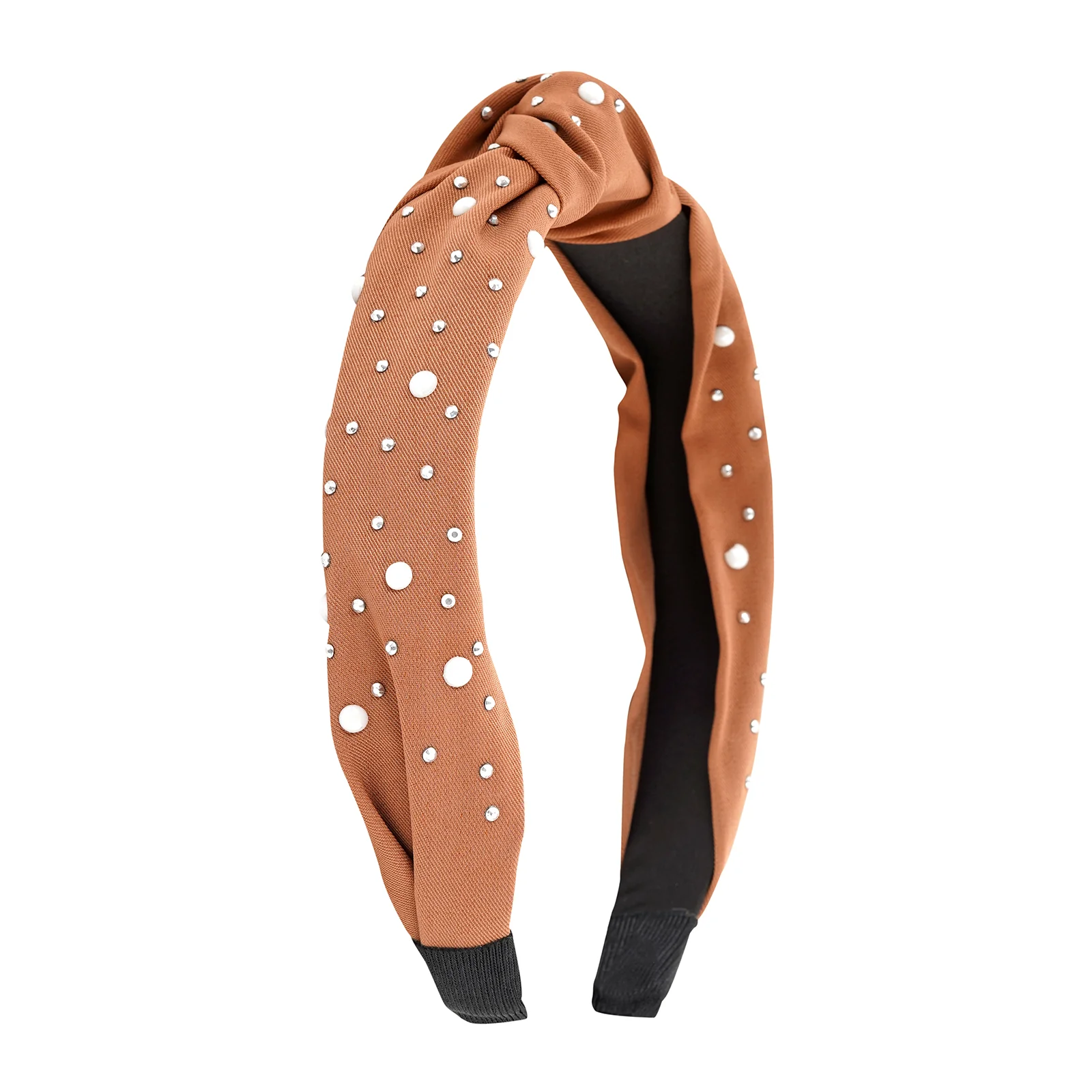 Ronnie Pearl Light Brown Hairband - Image 4