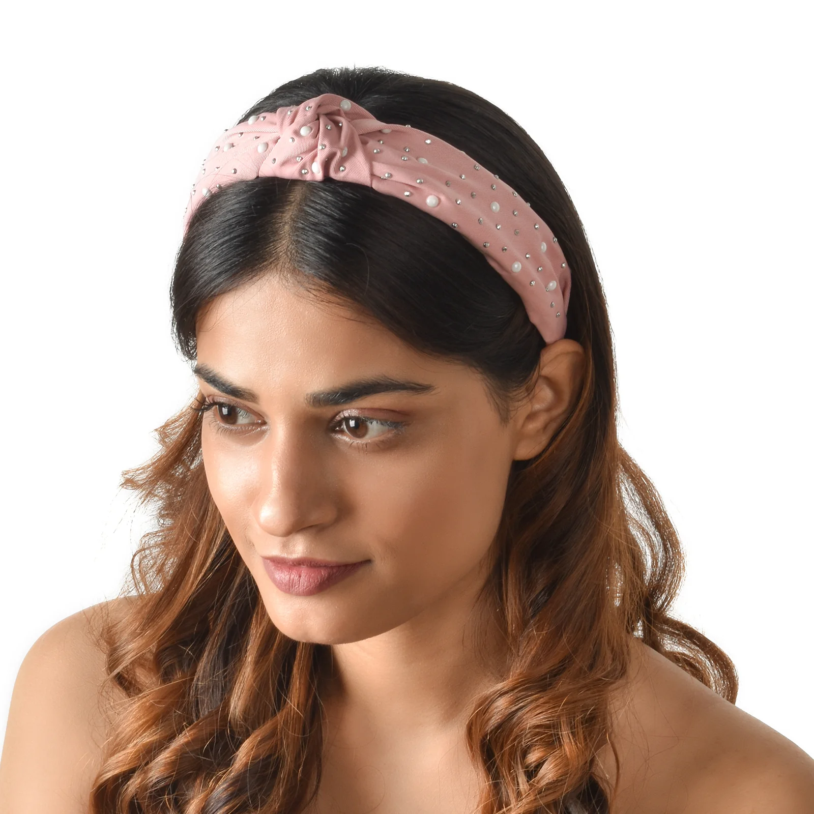 Ronnie Pearl Pink Hairband - Image 2