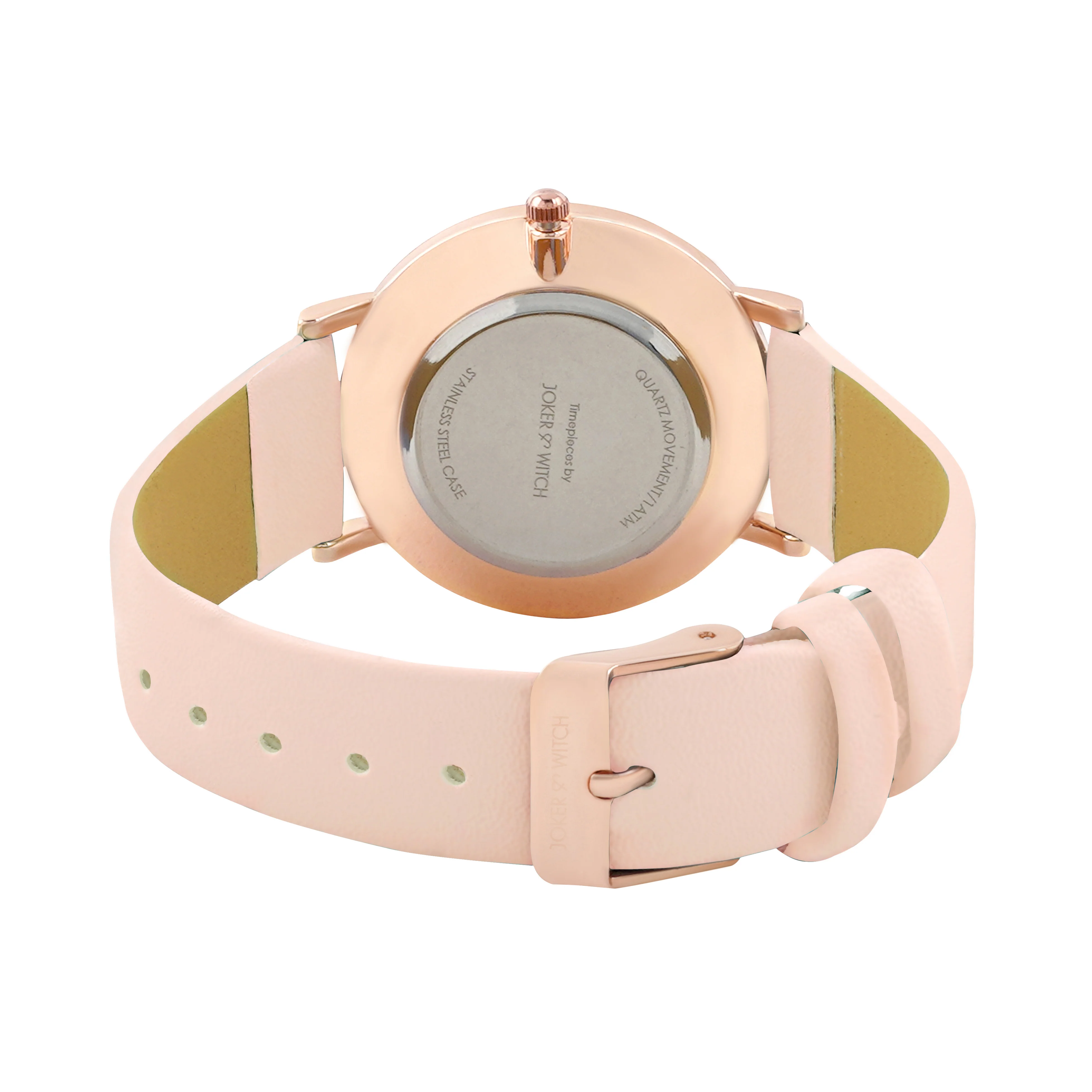 Printed Rosaline White Medium Dial Pink PU Strap Women's Watch - Image 6