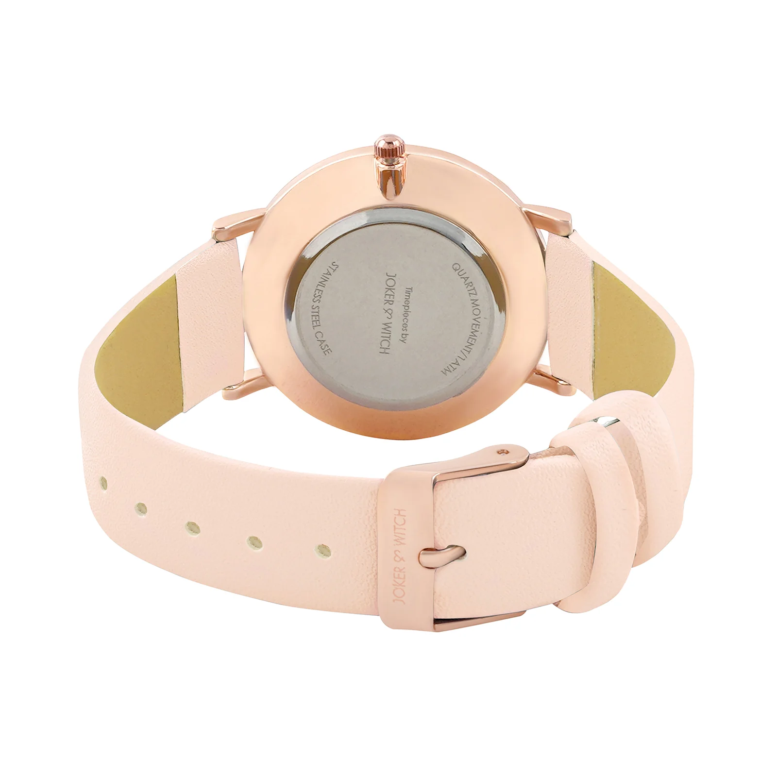 Printed Roseate Pink Medium Dial PU Strap Women's Watch - Image 6
