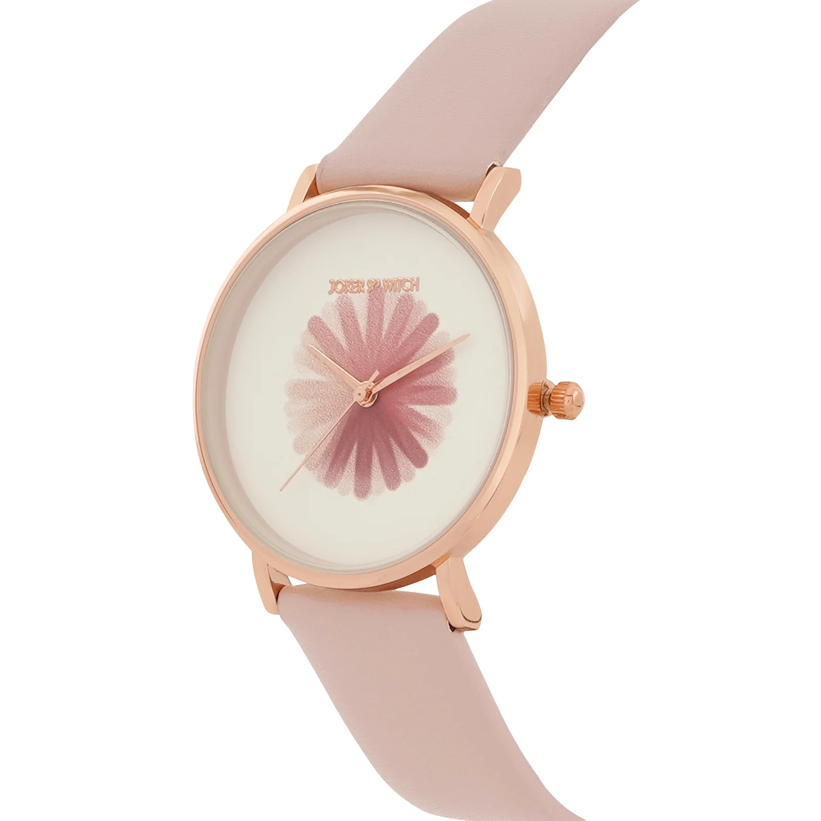Printed Rosy White Medium Dial Pink PU Strap Women's Watch - Image 4