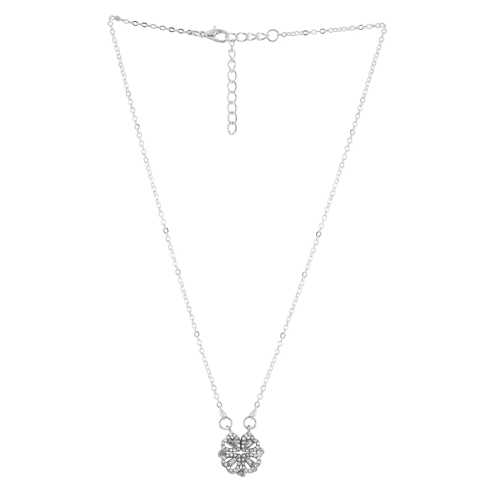 Roxanne two in one Silver Necklace - Image 4