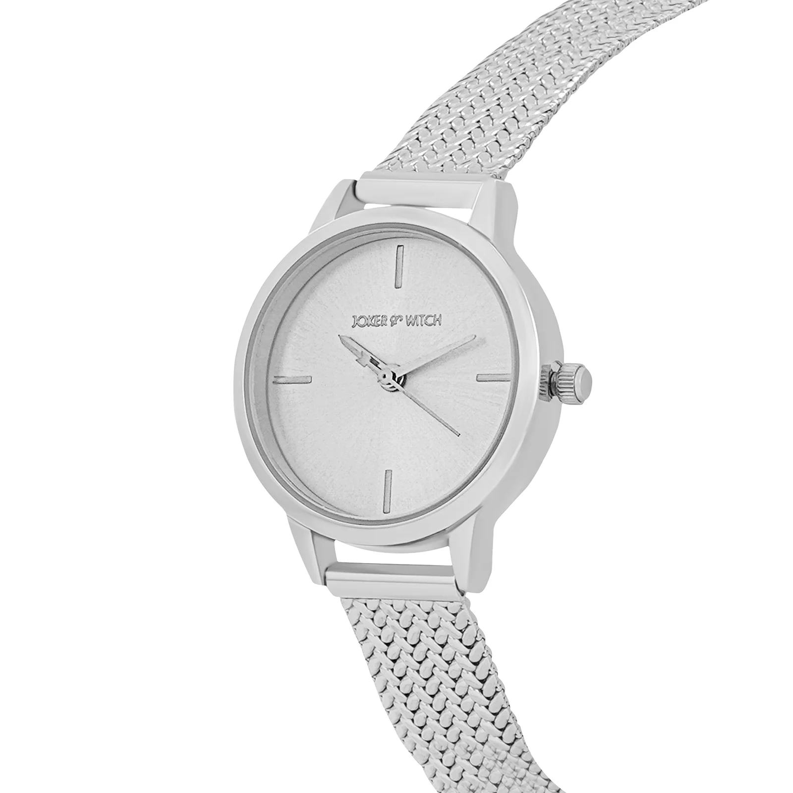 Anetra Silver Small Dial Mesh Strap Women's Watch - Image 4
