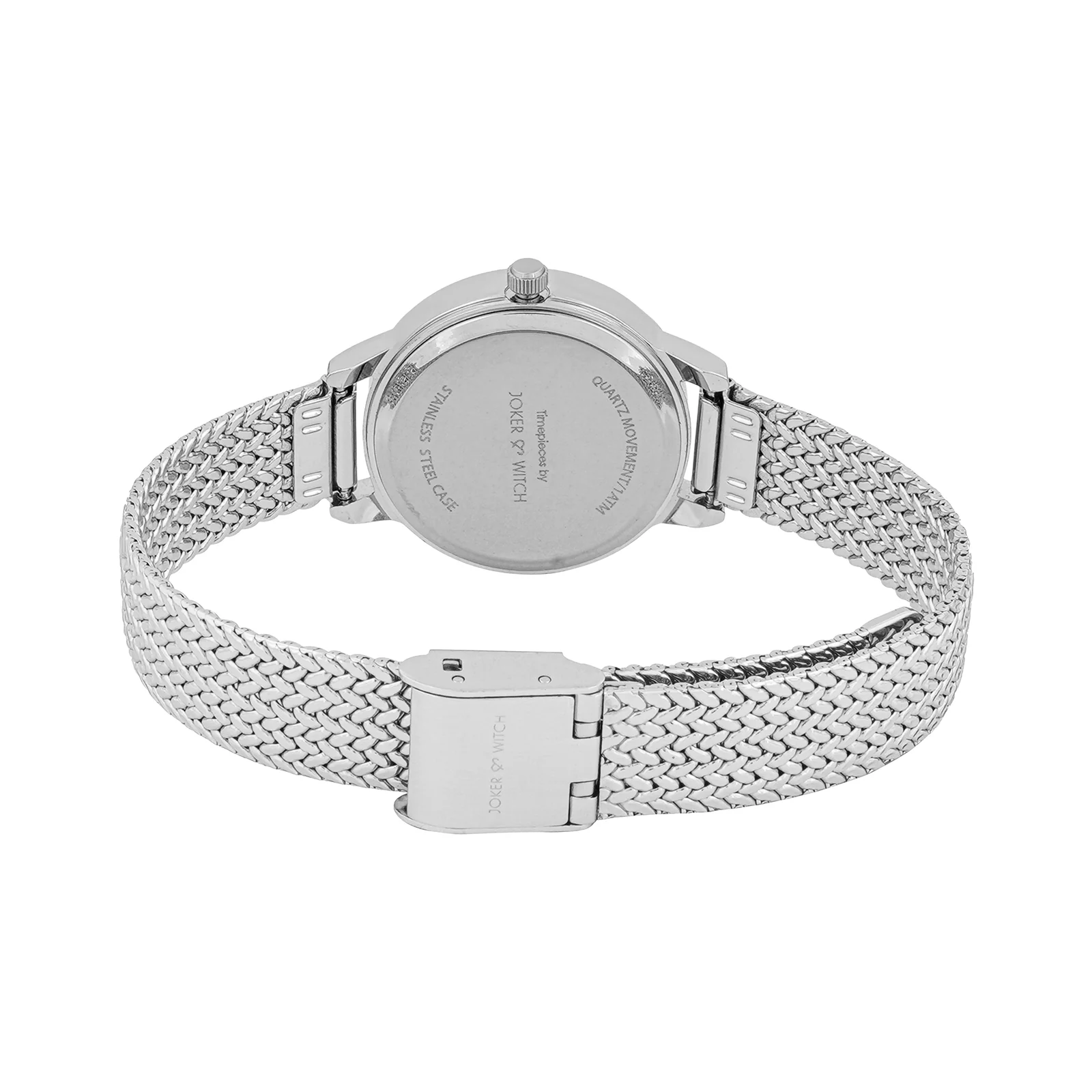 Anetra Silver Small Dial Mesh Strap Women's Watch - Image 6